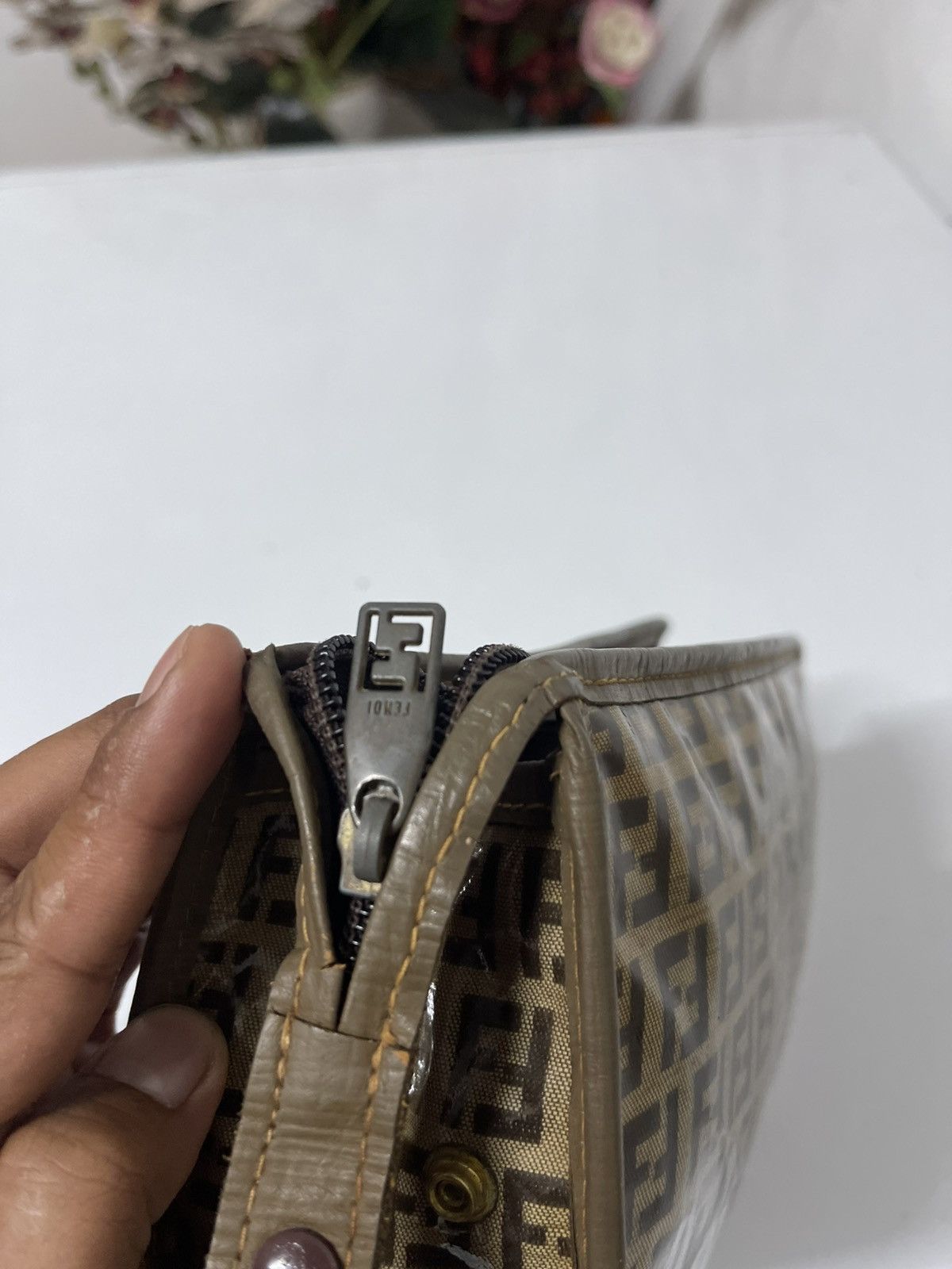Fendi Vintage Fendi Monogram Clutch Bag Size ONE SIZE - 19 Thumbnail