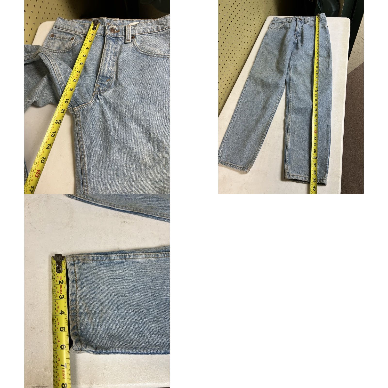 Levi's VINTAGE Levi's Jeans 550 Mens 30x30 Blue Light Relaxed Fit Denim USA Made Size US 30 / EU 46 - 9 Thumbnail