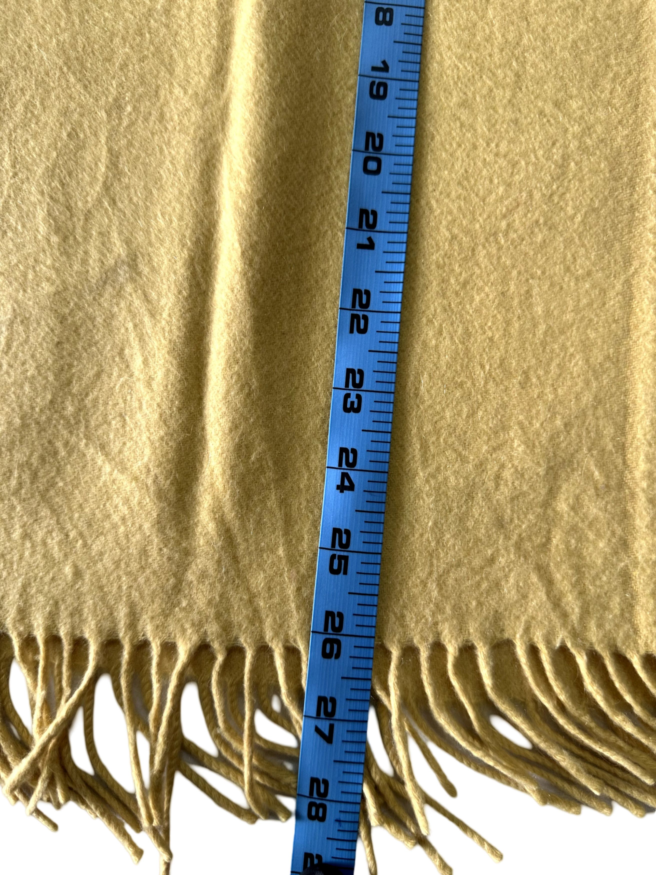 Burberry Burberrys Vintage Scarf Tan 100% Cashmere Unisex Scarf Size ONE SIZE - 8 Thumbnail