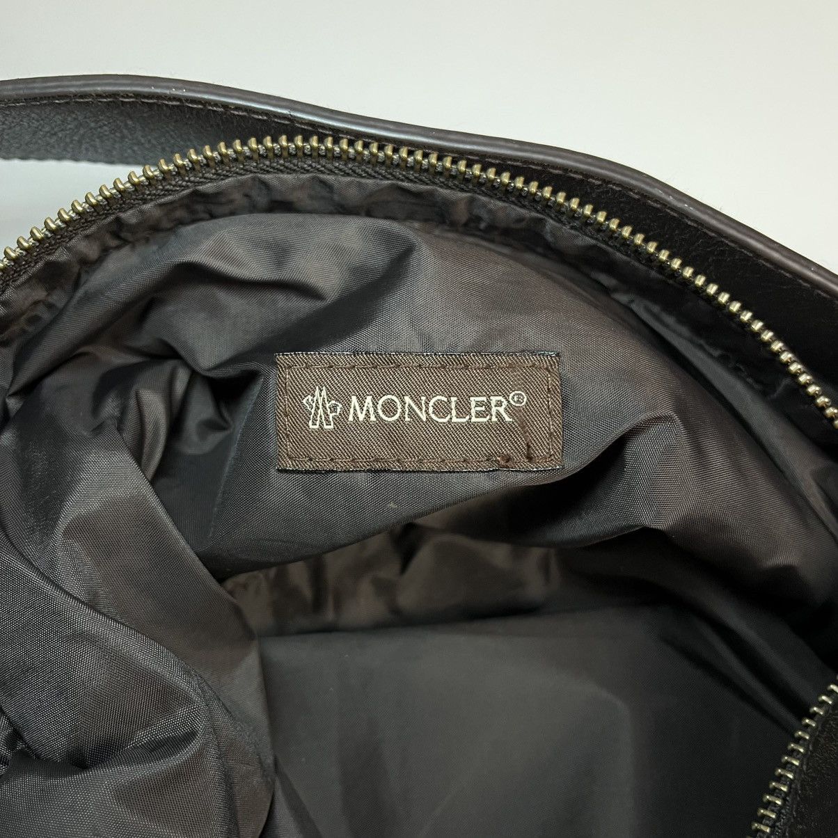 Moncler Moncler 2006 Nylon Shoulder Bag in Brown Size ONE SIZE - 3 Thumbnail