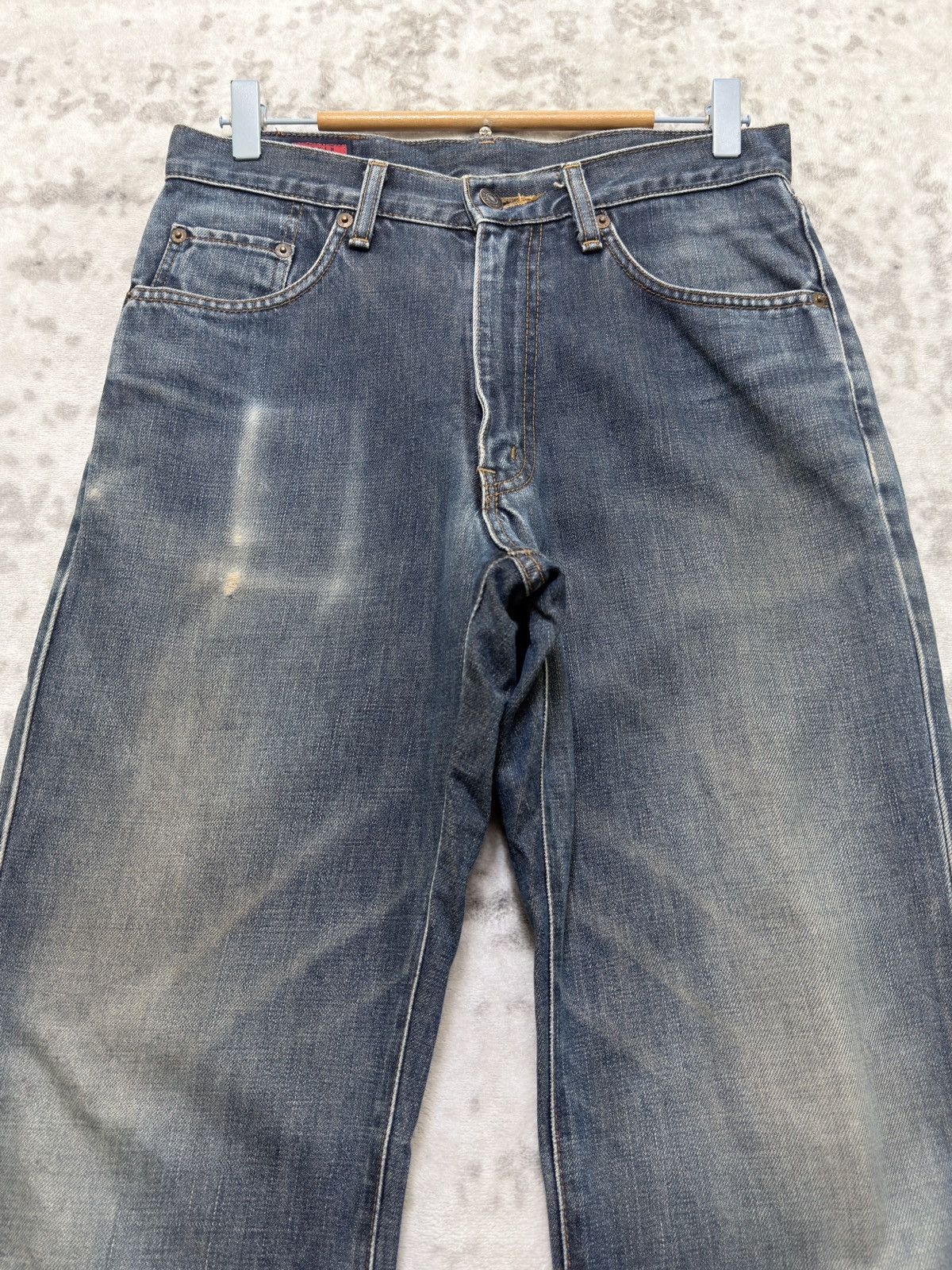 Edwin Vintage Edwin 503 Regular Distressed Fade Japanese Denim Size US 29 - 3 Thumbnail
