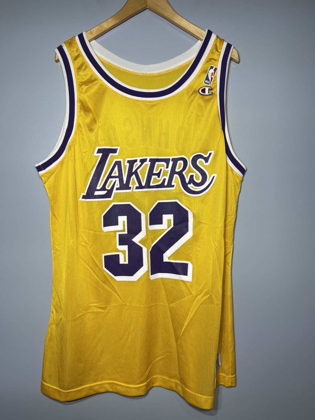 Champion Vintage Los Angeles Lakers Jersey Sz 48 Magic Johnson #32 Size US M / EU 48-50 / 2 - 2 Thumbnail