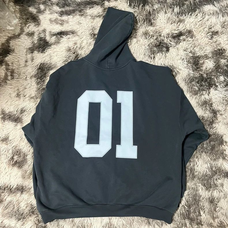 Balenciaga Balenciaga 25SS Loop Basketball Embroidered Logo Sweatshirt Size US XS / EU 42 / 0 - 2 Thumbnail