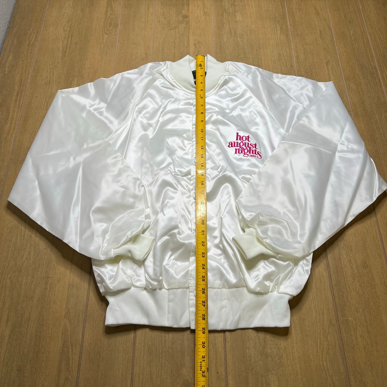 Vintage Vintage 1991 Hot August Nights Reno Satin Jacket XL Unisex Size US XL / EU 56 / 4 - 7 Thumbnail