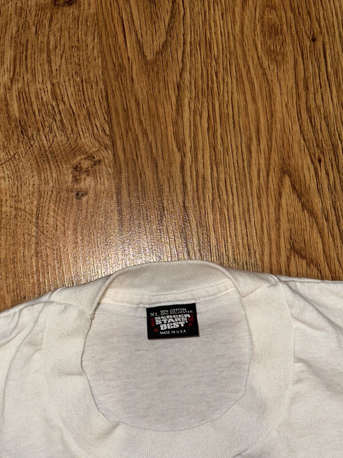 Vintage Single Stitch Vtg 1990 NCAA UNLV Runnin’ Rebels VS DUKE Tee Size US XL / EU 56 / 4 - 4 Thumbnail