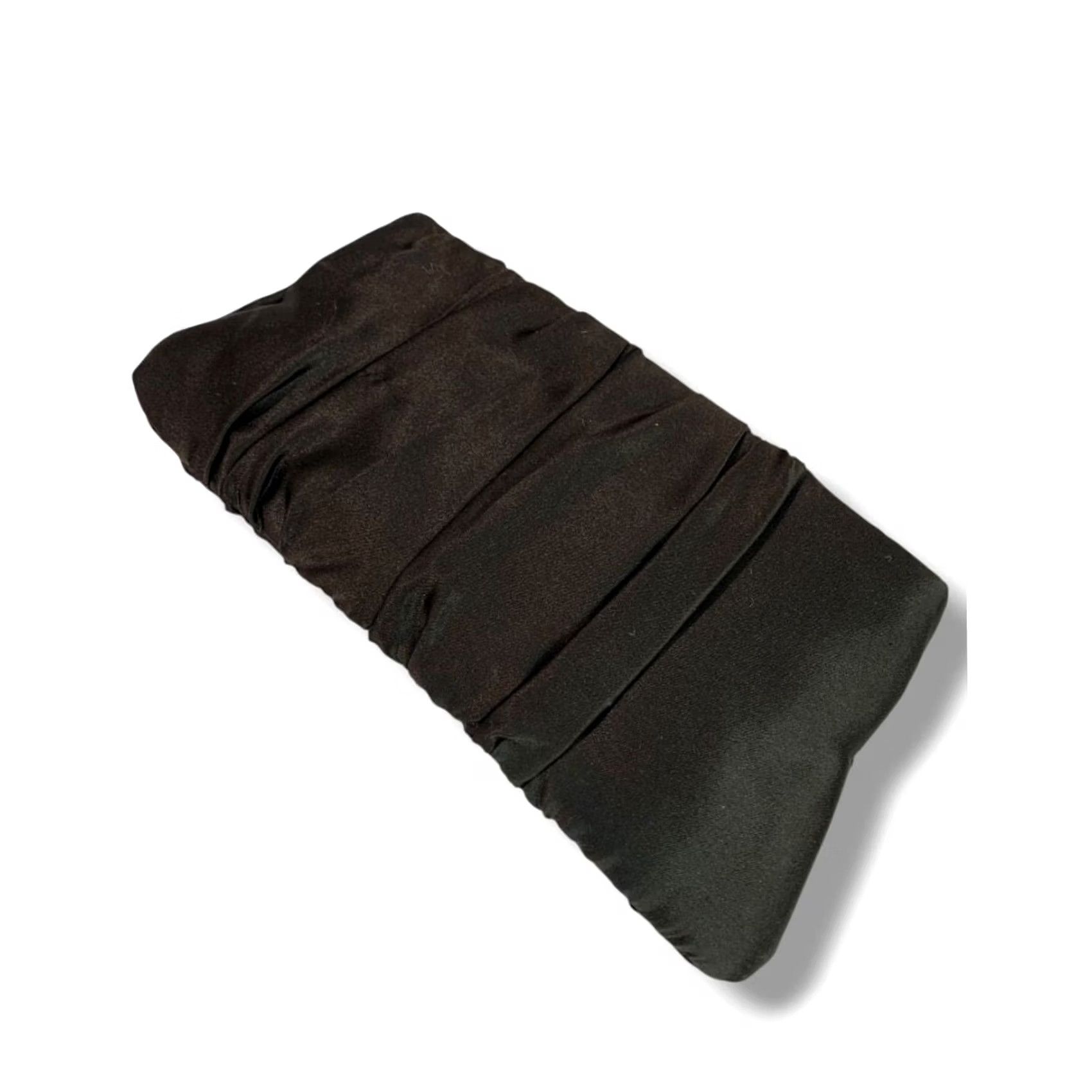Steve Madden Steve Madden Clutch Bag Satin Evening Ruched Hinged Opening Bright Lining Women Size ONE SIZE - 6 Thumbnail