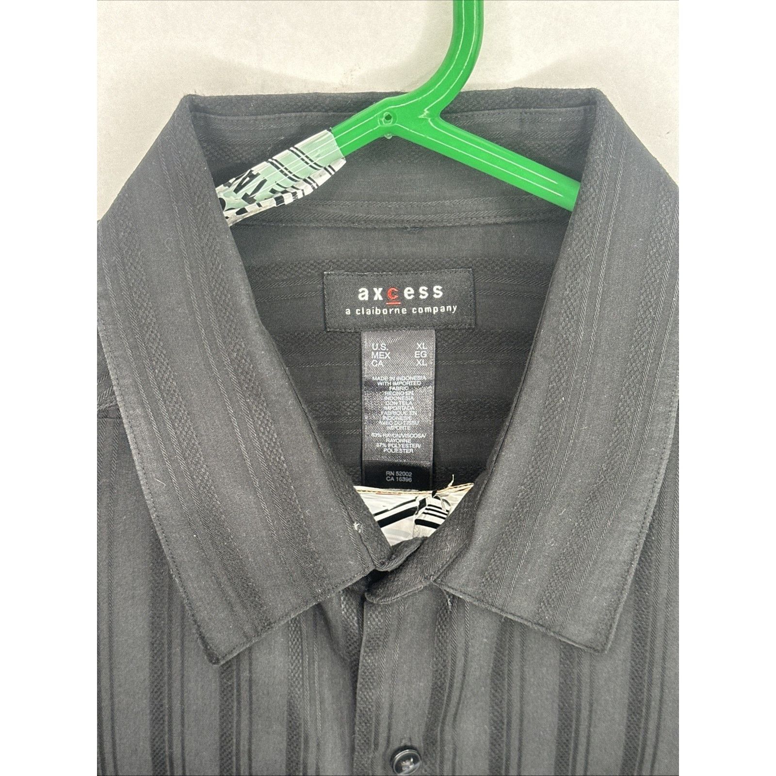 & Other Stories Axcess Classic Fit Black Buttondown Shirt Men Size XL Size US XL / EU 56 / 4 - 2 Thumbnail