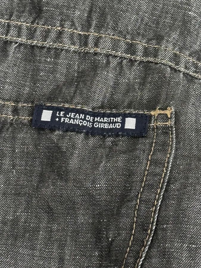 Marithe + Francois Girbaud 2000s Marithé + François Girbaud Grey Denim Trucker Jacket Size M / US 6-8 / IT 42-44 - 8 Thumbnail