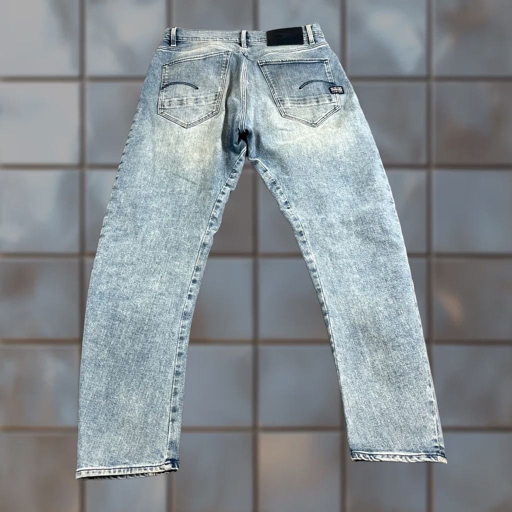 G-Star G-Star Womens Jeans Boyfriend Arc Tapered 27 34 UK 8 Light Blue Wash Y2K Regular Rise 5-Pocket Denim Jeans Womens Size 30" / US 8 / IT 44 - 1 Thumbnail