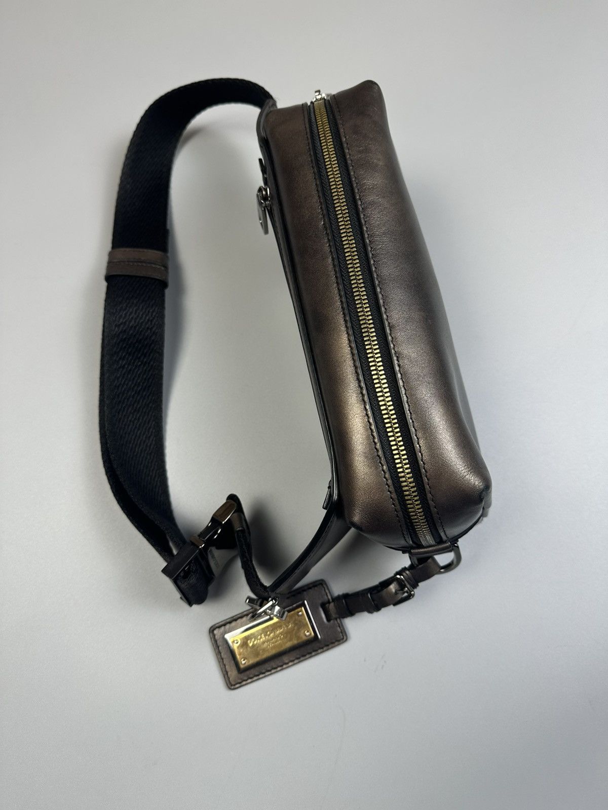 Dolce & Gabbana Dolce&Gabbana leather belt bag metal logo buckle Size ONE SIZE - 10 Thumbnail