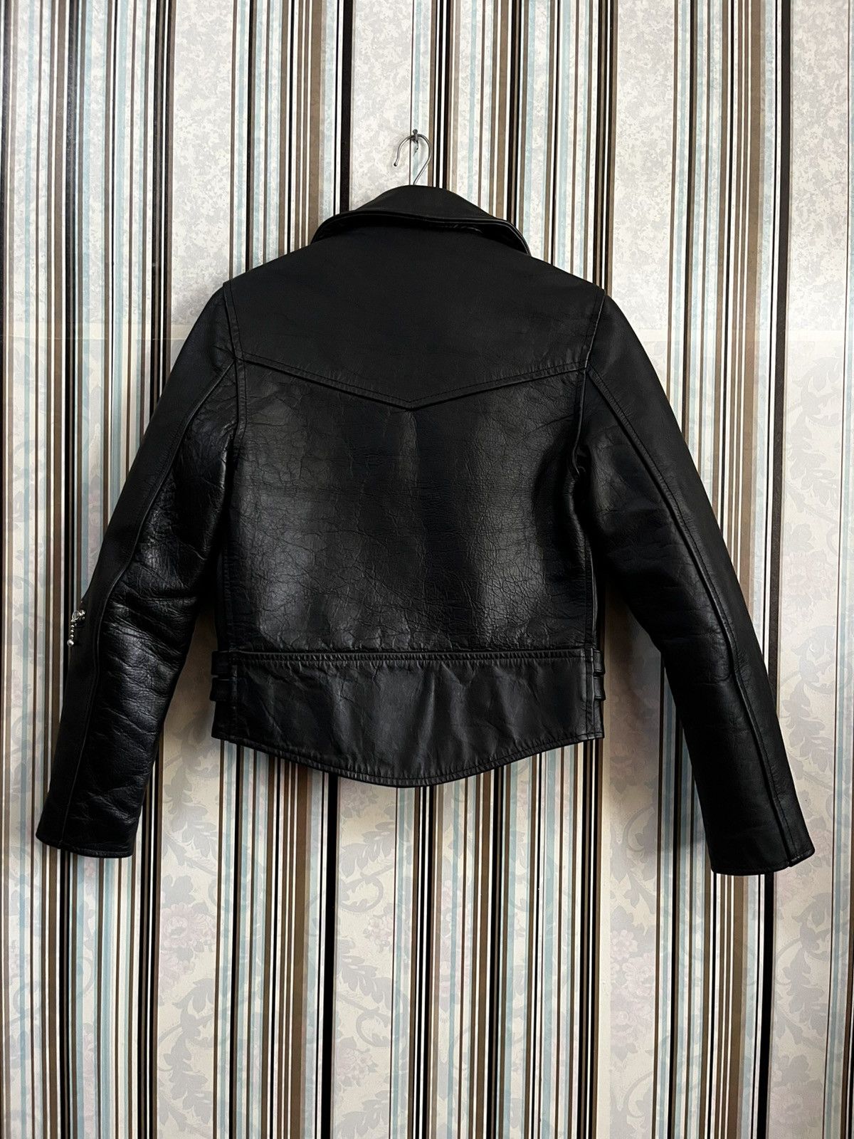 Genuine Leather 2000s EEZAN double collar cowhide size 30 #H5 Size XXS / US 00 / IT 34 - 5 Thumbnail
