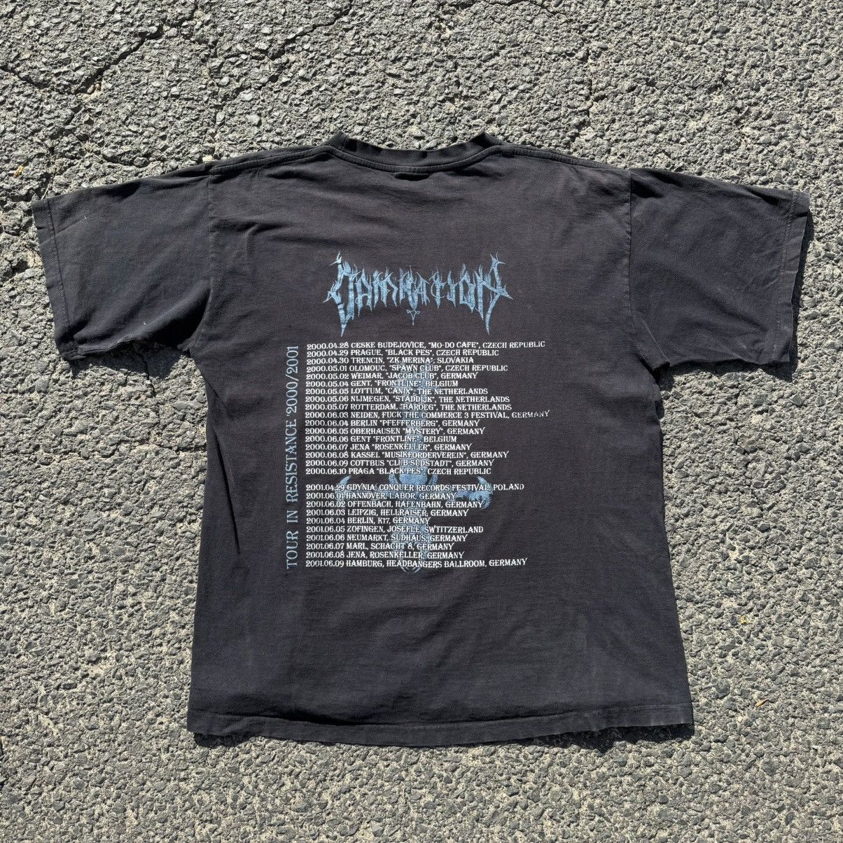 Band Tees Vintage Damnation Polish Thrashed Metal Band Tee Washed Size US L / EU 52-54 / 3 - 13 Thumbnail