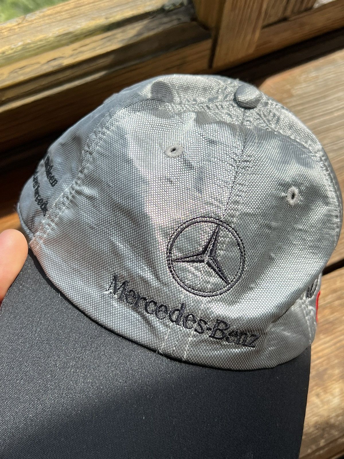Mercedes-Benz Mercedes Benz vintage silver cap Size ONE SIZE - 7 Thumbnail