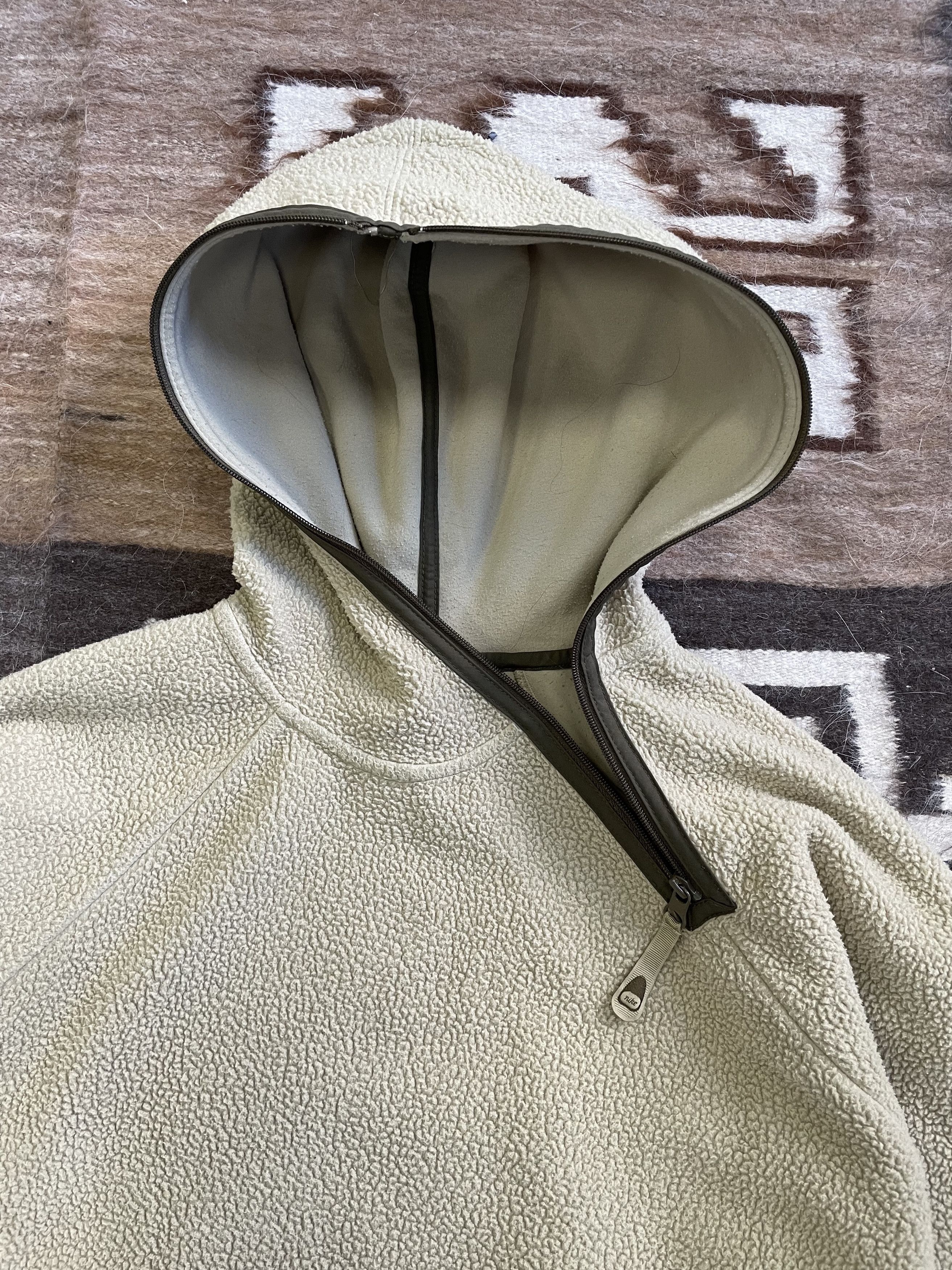 Nike Nike Vintage Ninja Fleece Asymmetrical Zip Hoodie 6311AC Size M / US 6-8 / IT 42-44 - 9 Thumbnail