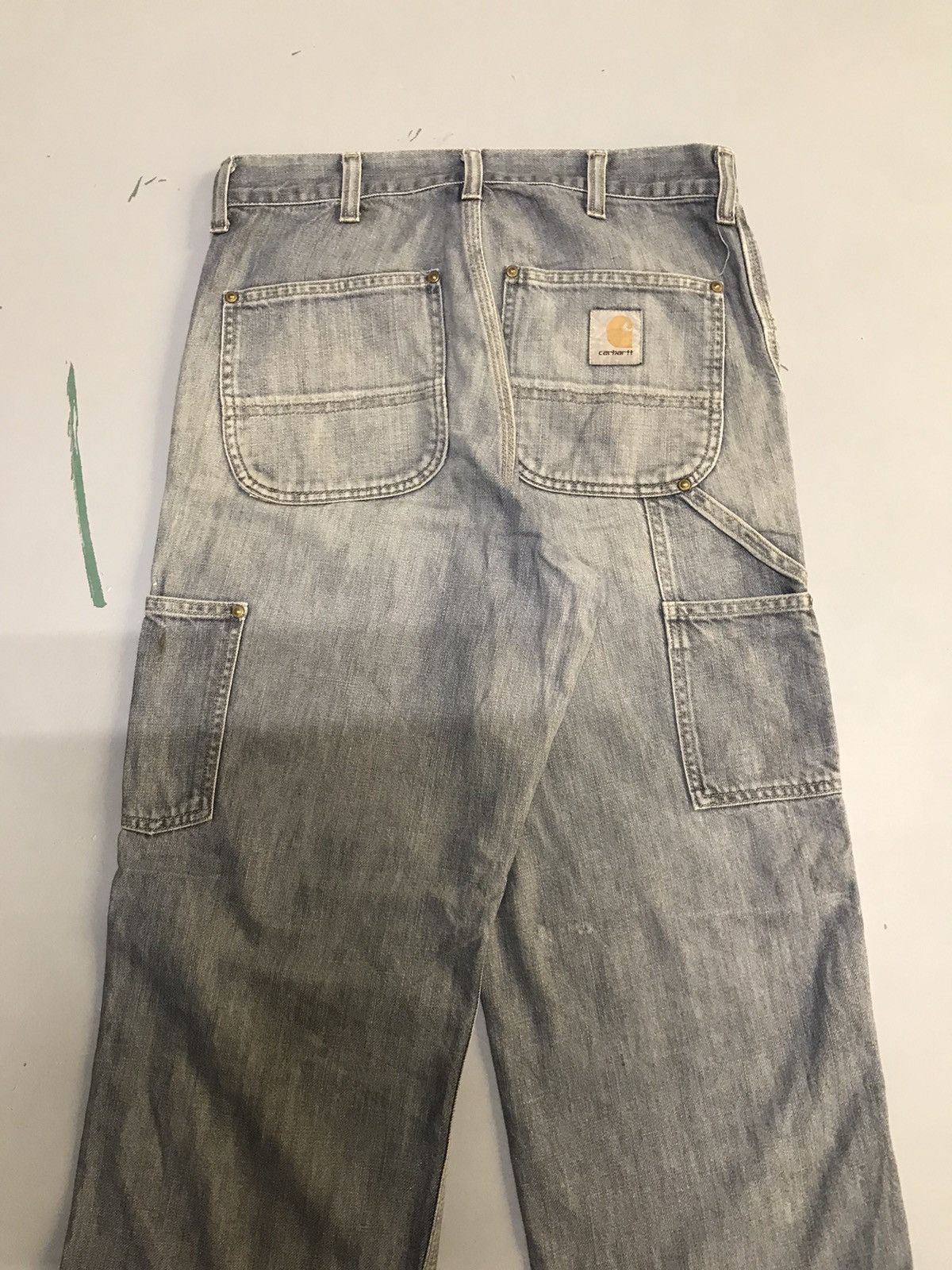 Carhartt Vintage Carhartt faded double knee workwear Size US 30 / EU 46 - 11 Thumbnail