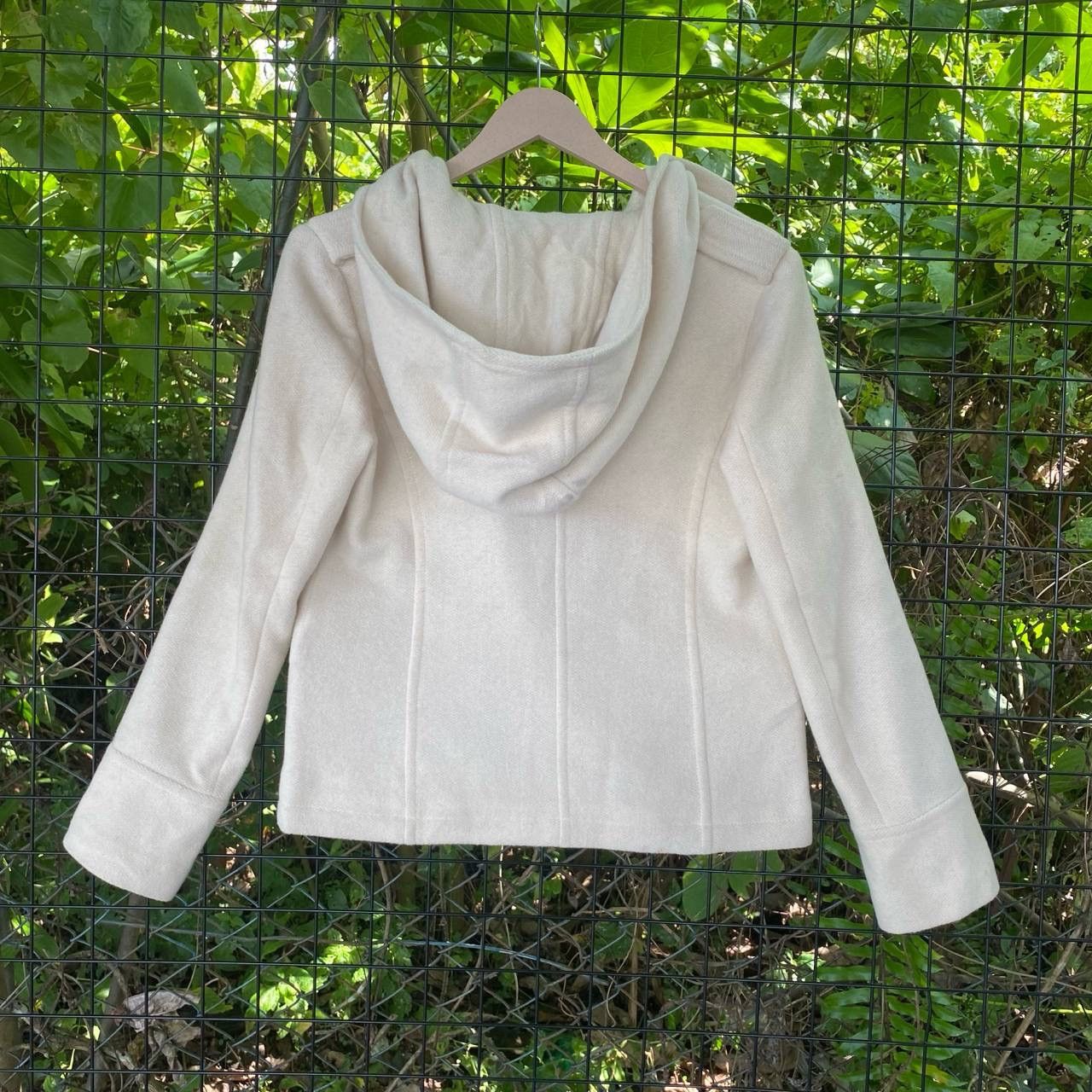Designer × Jil Stuart Designer Jill Stuart Angola Wool Coat Hoodie Size S / US 4 / IT 40 - 8 Thumbnail