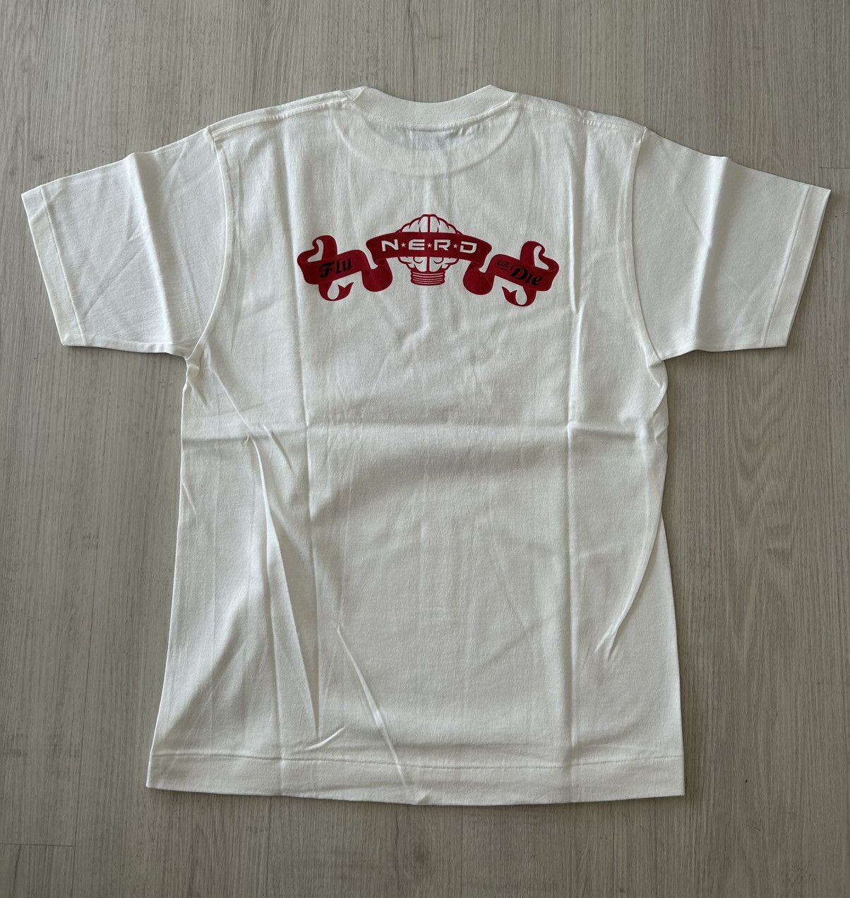Bape RARE OG 2004 A BATHING APE X N.E.R.D FLY OR DIE TEE Size US M / EU 48-50 / 2 - 6 Thumbnail