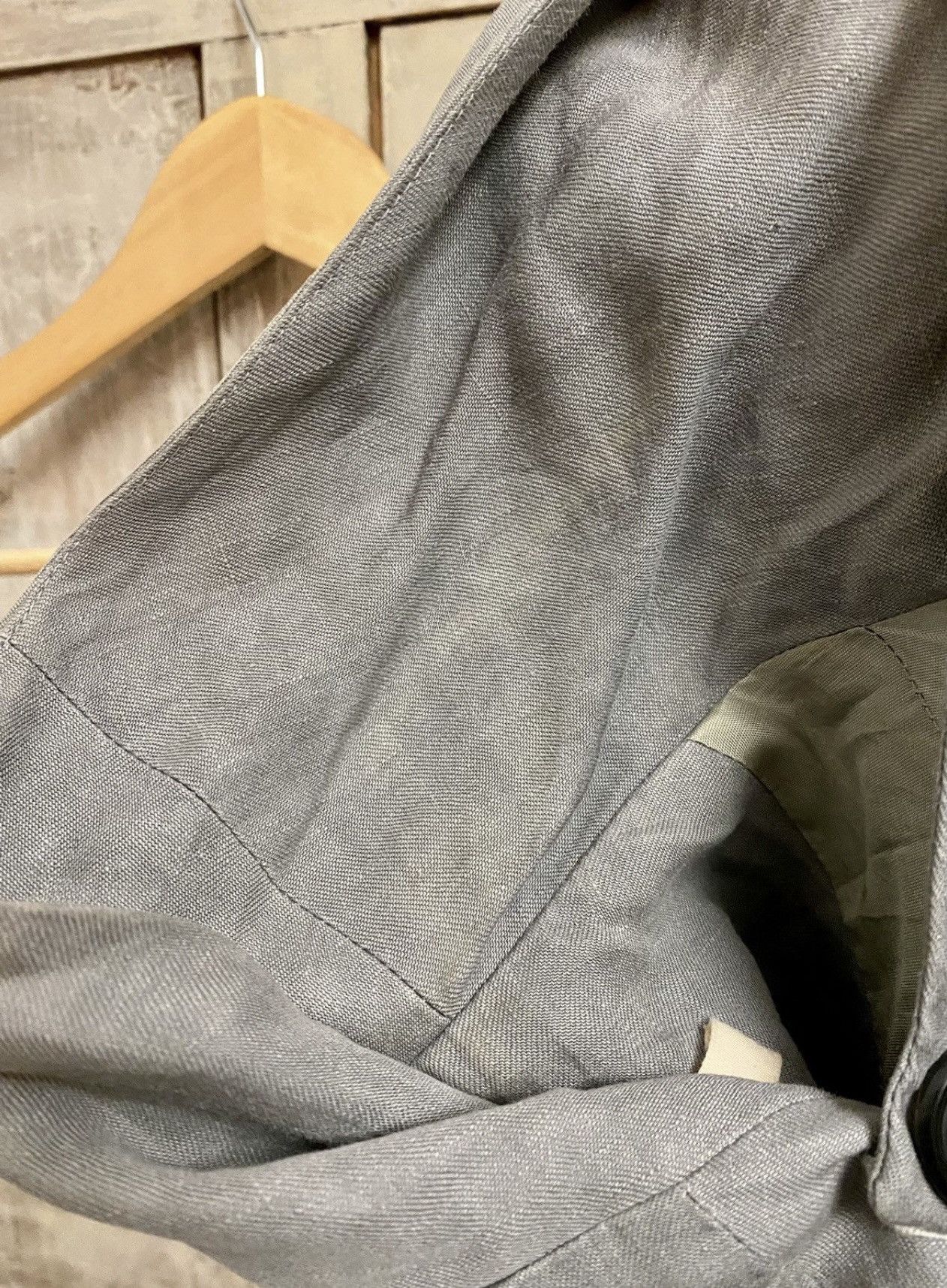 Damir Doma damir doma archive grey linen jacket 44 men Size US XS / EU 42 / 0 - 12 Thumbnail