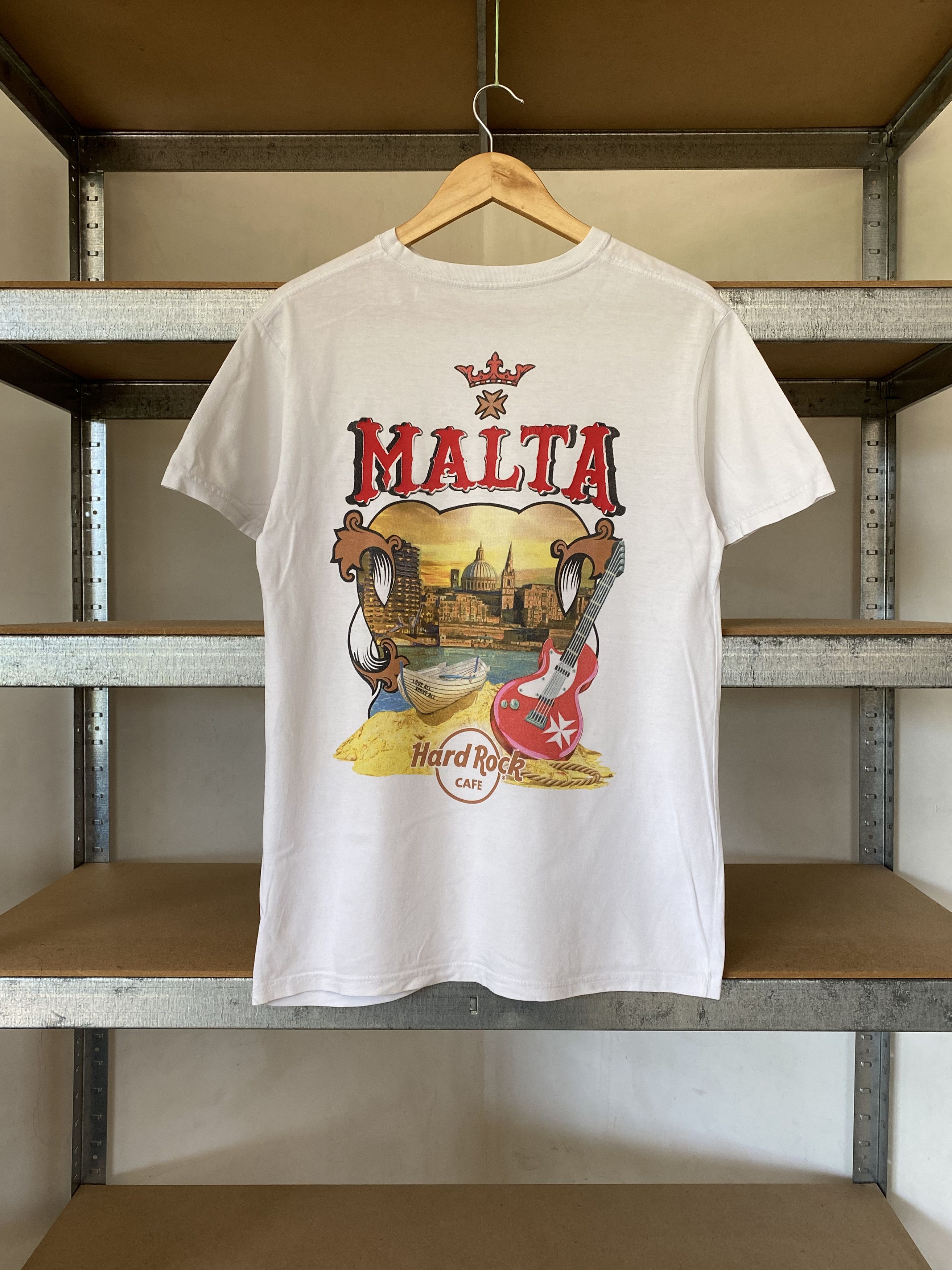 Hard Rock Cafe Hard Rock Cafe Vintage 2000s Malta White T-shirt Size US M / EU 48-50 / 2 - 1 Thumbnail
