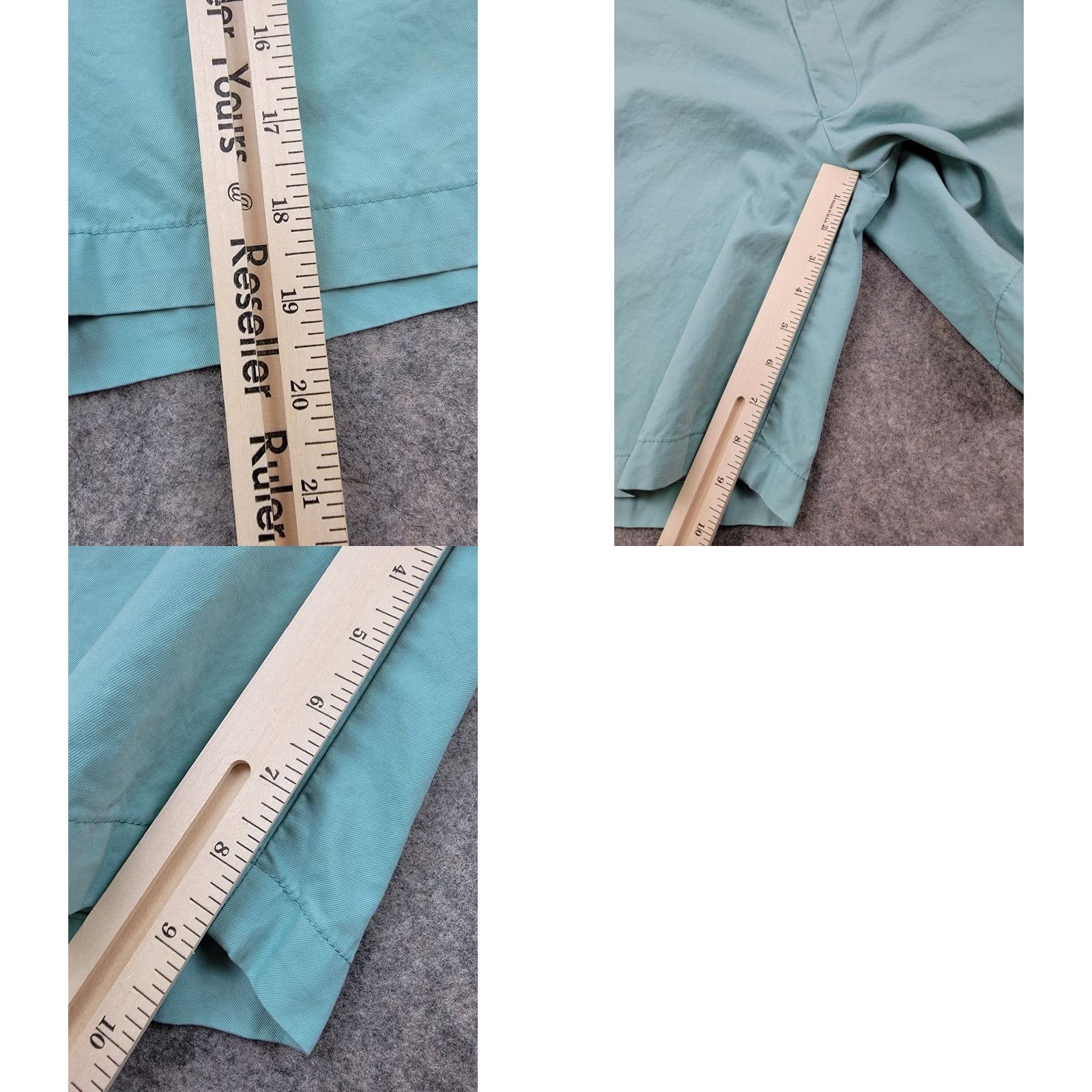 Peter Millar Peter Millar Shorts Mens 36 Blue Green Golf Chino Flat Front Pima Cotton Preppy Size US 36 / EU 52 - 8 Thumbnail