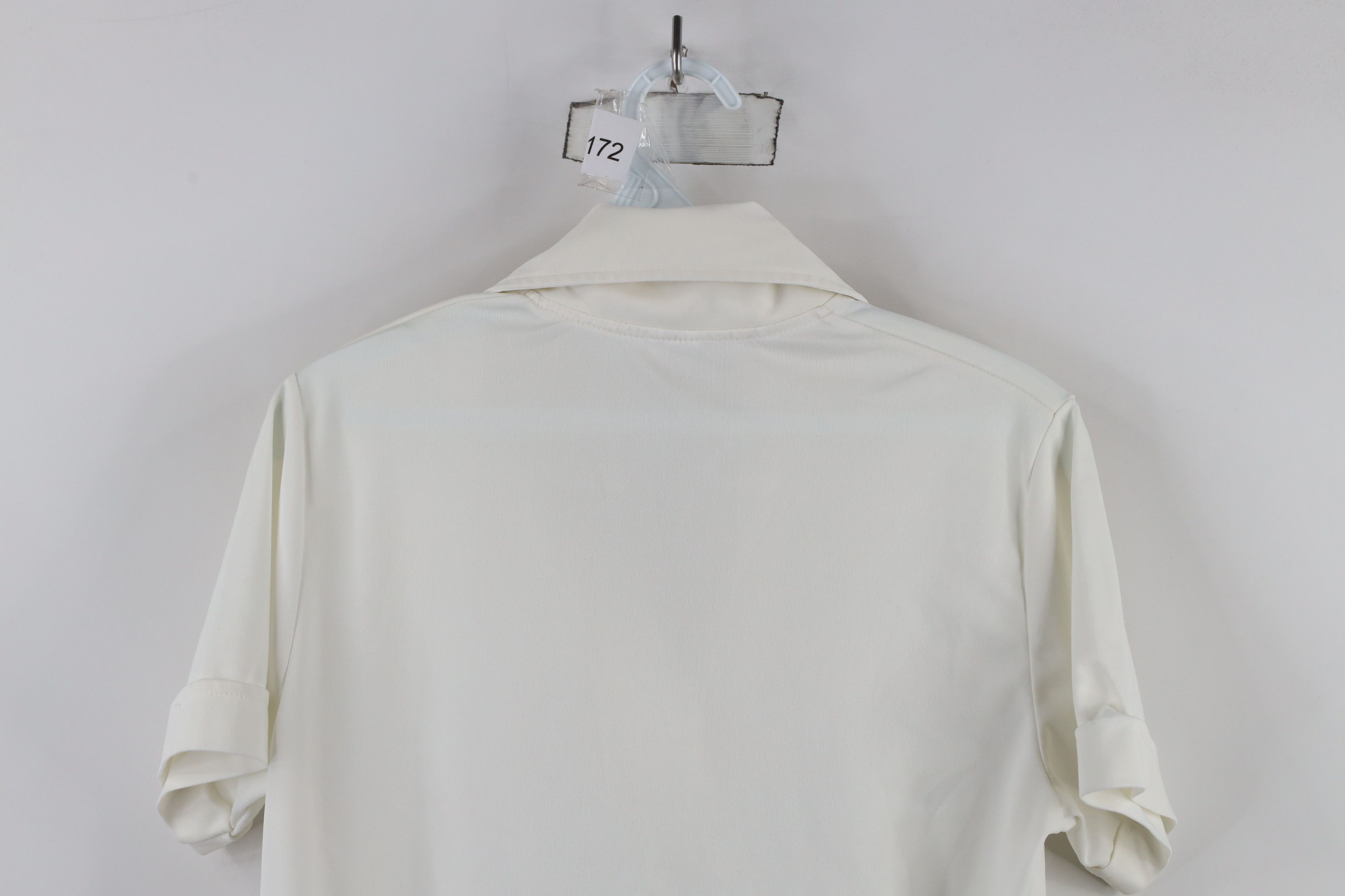 Vintage Vintage 70s Streetwear Sheer Knit Collared Polo Shirt Size M / US 6-8 / IT 42-44 - 12 Thumbnail