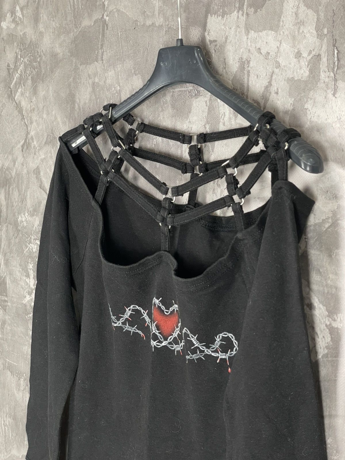 Affliction × Ed Hardy × Vintage Crazy Y2K Opium Affliction style Thermal LongSleeve Size M / US 6-8 / IT 42-44 - 7 Thumbnail