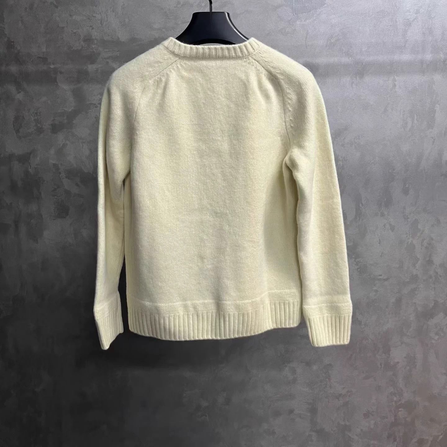 Dior Dior Cream Zip Detail Crew Neck Wool Sweater XL Size XL / US 12-14 / IT 48-50 - 2 Thumbnail
