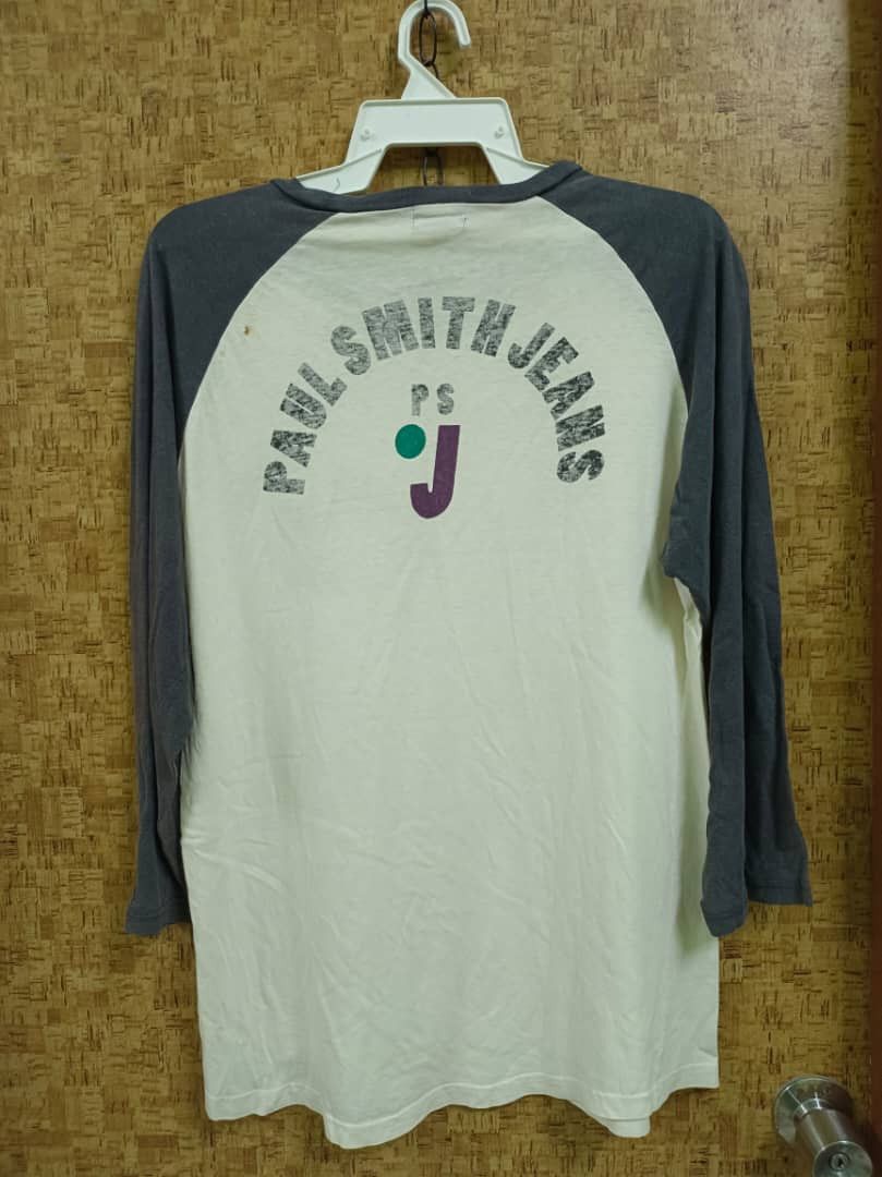 Designer × Japanese Brand × Paul Smith Rare Paul Smith Jeans Reversible Printed L/S Tee Vintage Size US XL / EU 56 / 4 - 2 Thumbnail