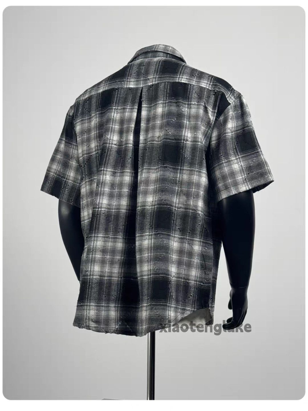 Vintage Unisex utility loose pattern festival plaid yuppie shirt Size US XXL / EU 58 / 5 - 2 Thumbnail