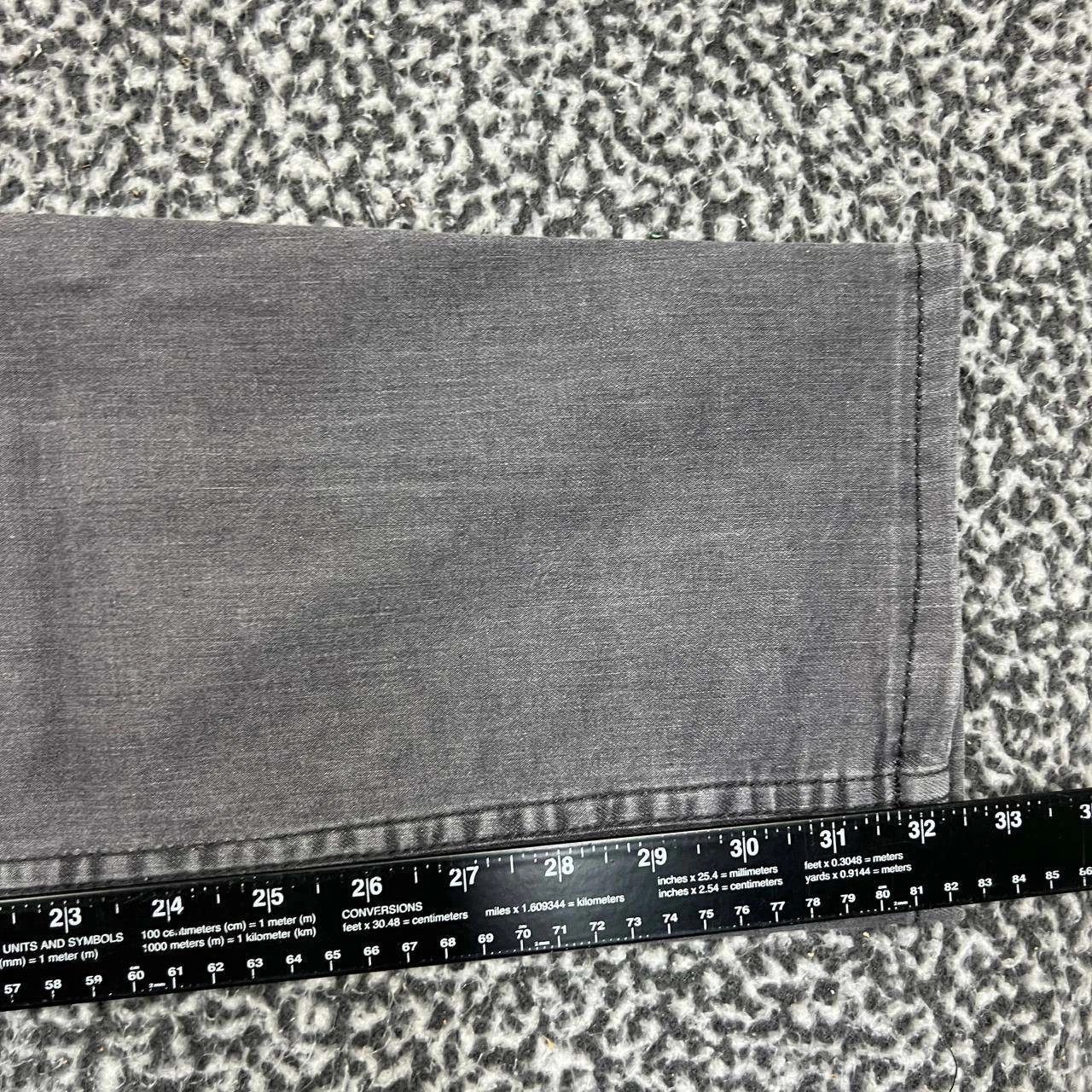 Other Footprint Manufacture Jeans Men 36x33 Gray Denim Pants Size US 36 / EU 52 - 7 Thumbnail