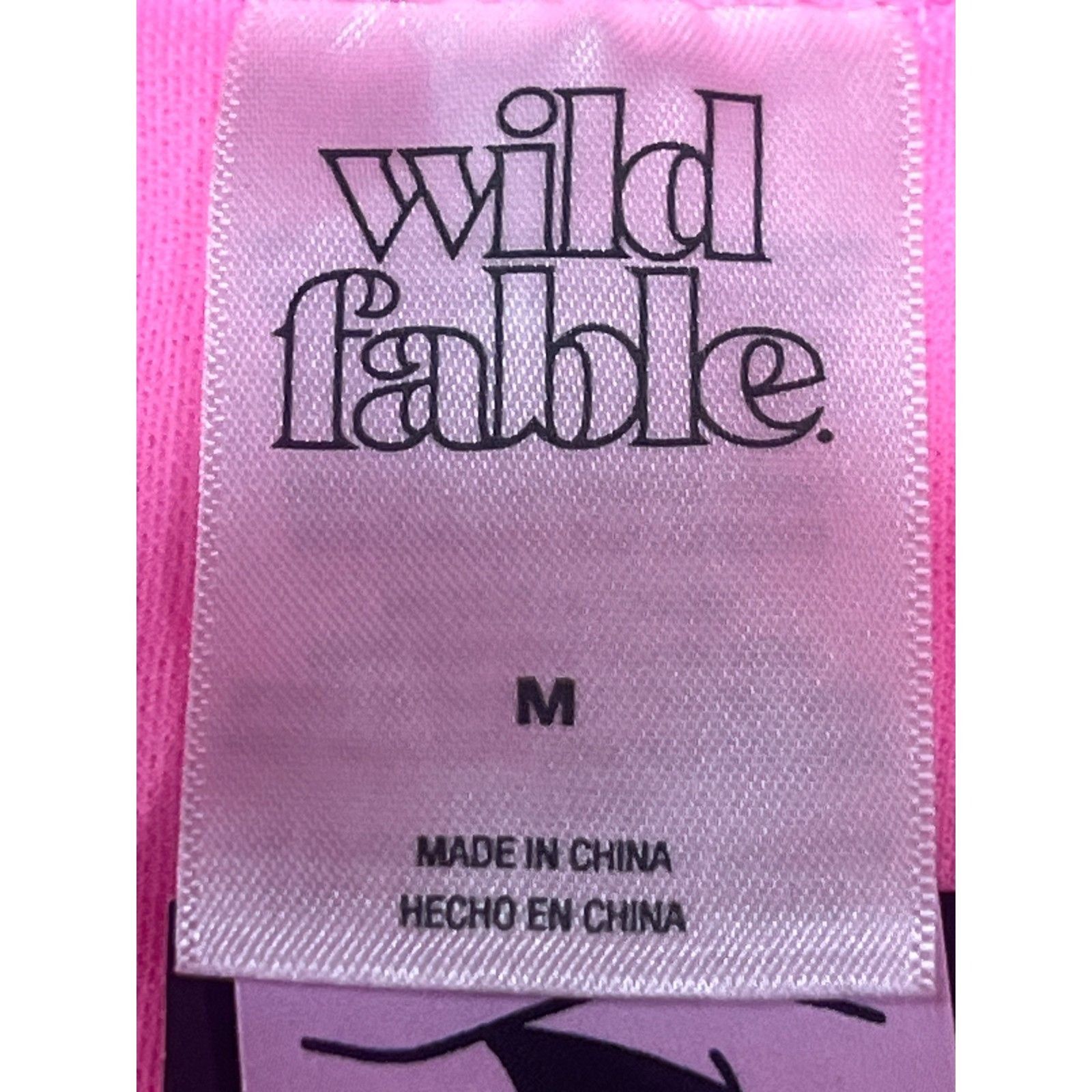 Other Wild Fable -Women's Side-Tie Low-Rise Cheeky High Leg Bikini Size ONE SIZE - 9 Thumbnail
