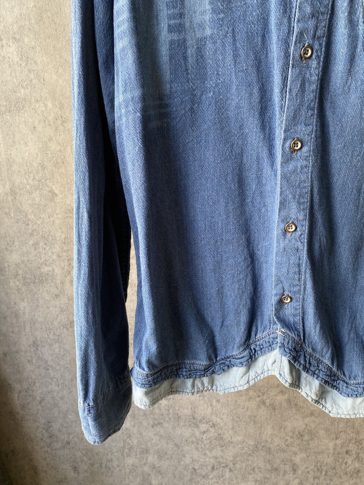 Marithe + Francois Girbaud Marithe Francois Girbaud Button Up Design Shirt Size US M / EU 48-50 / 2 - 4 Thumbnail