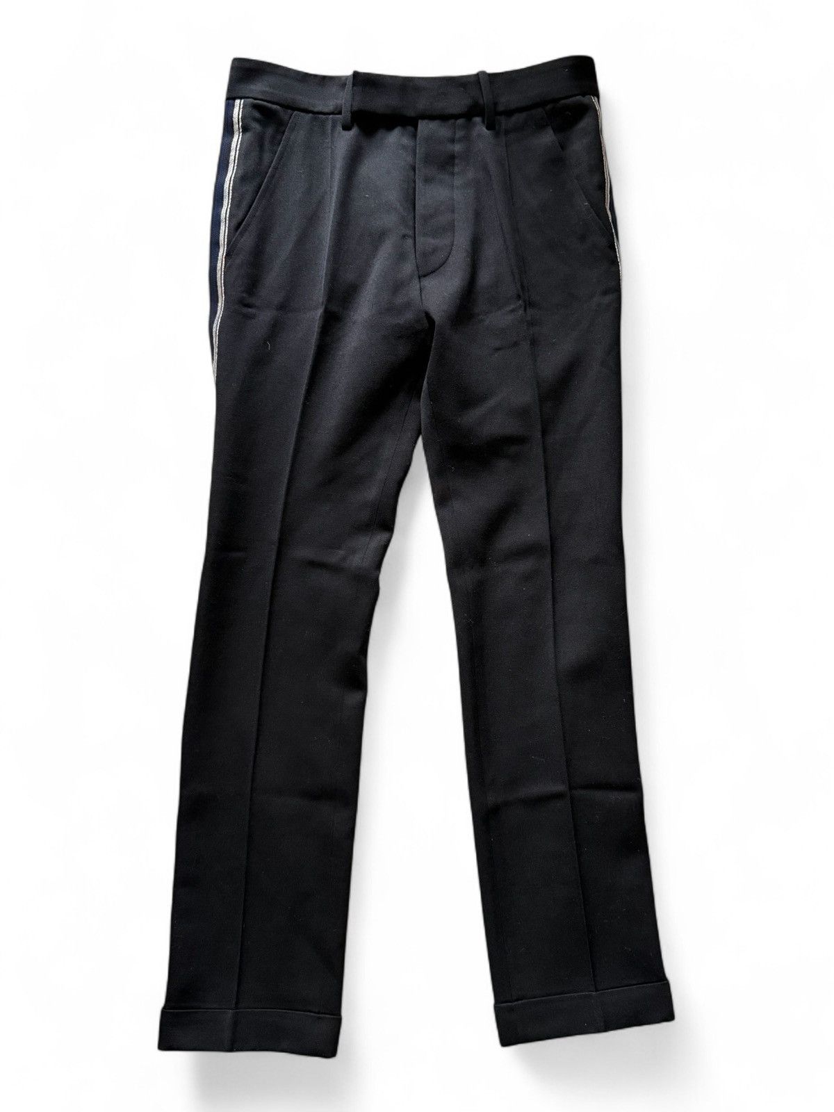 Balmain Balmain FW11 Striped Wool Trousers - By Christophe Decarnin Size US 28 / EU 44 - 7 Thumbnail
