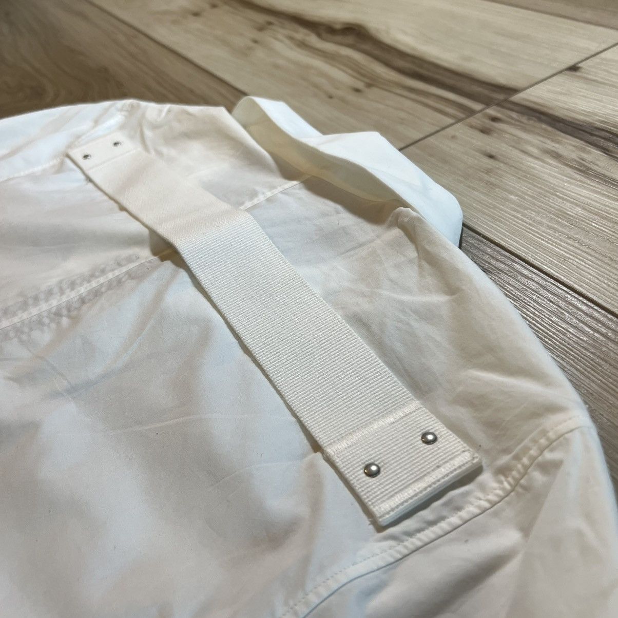 Rick Owens Rick Owens Lido SS23 Magnum Button Down White Short Sleeve Size US M / EU 48-50 / 2 - 20 Thumbnail