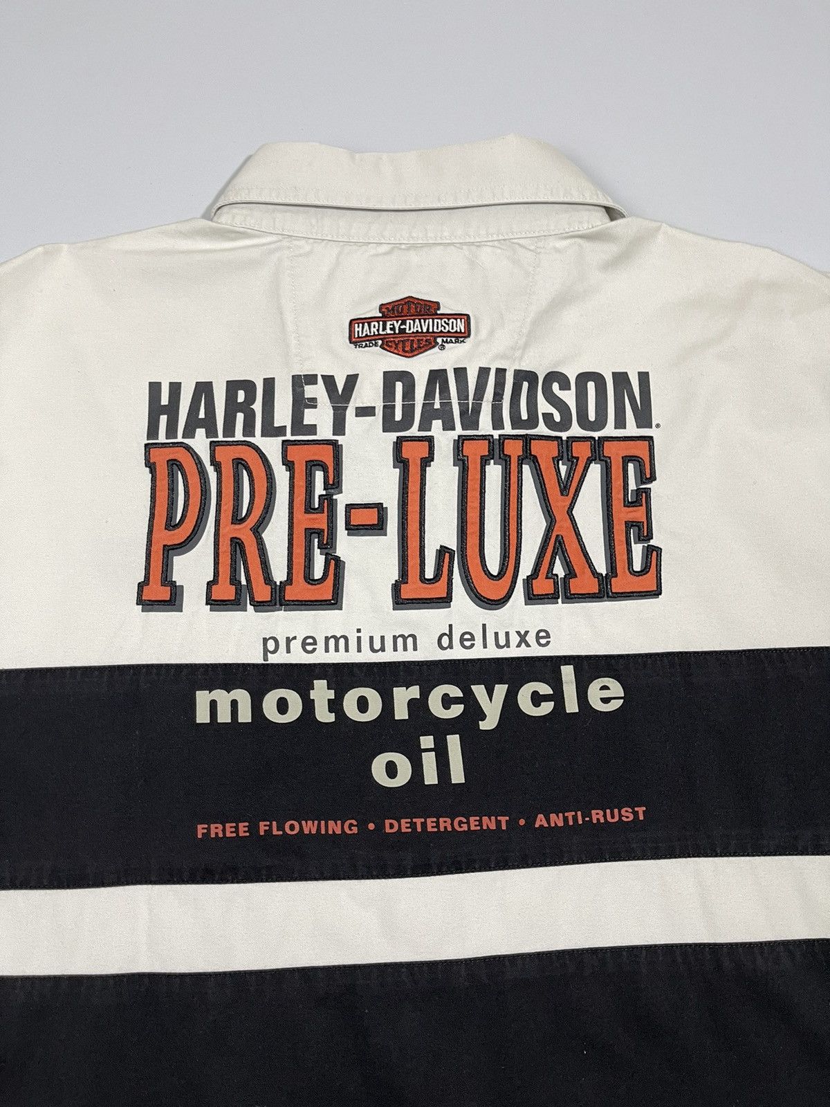 Harley Davidson 90s Vintage Harley Davidson Y2k Buttons Up Shirt Moto Style Size US L / EU 52-54 / 3 - 16 Thumbnail