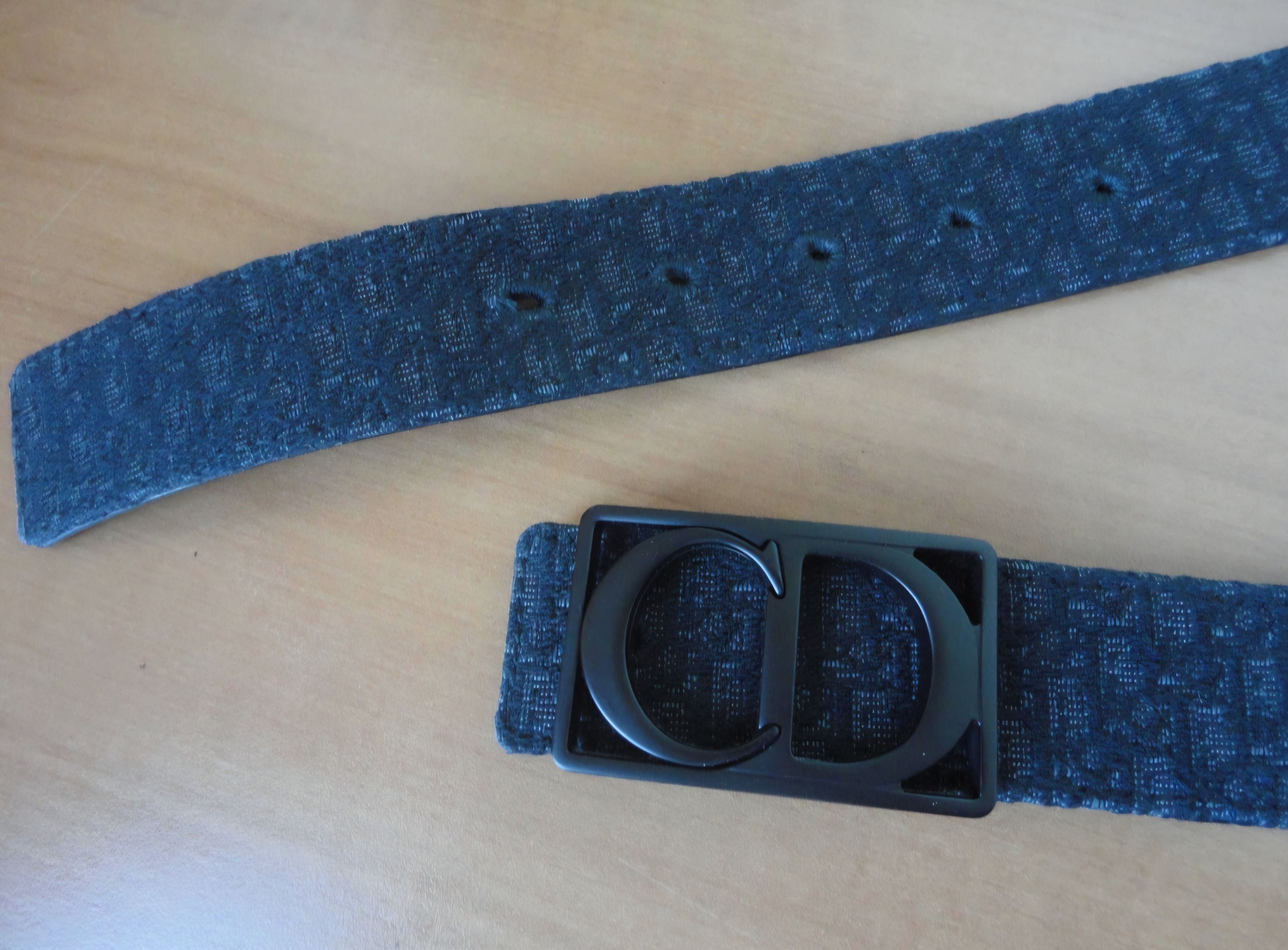 Dior Dior belt black Size 34 - 1 Thumbnail