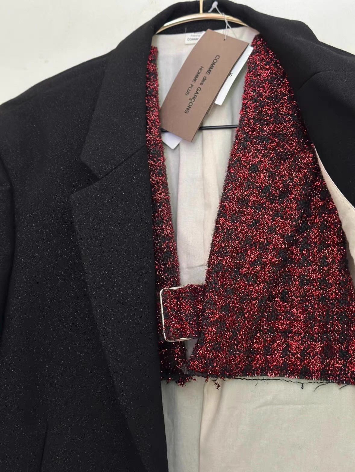 Comme des Garcons Comme des Garçons Homme Plus Men's Waistcoat Blazer Ｑ21 Size 48R - 2 Thumbnail