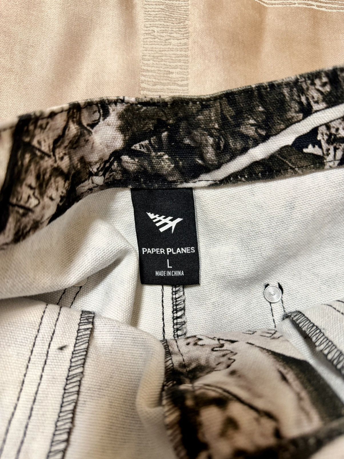 Paper Planes NWOT Paper Planes First Love Camouflage Wide-Leg Pants Size US 34 / EU 50 - 5 Thumbnail