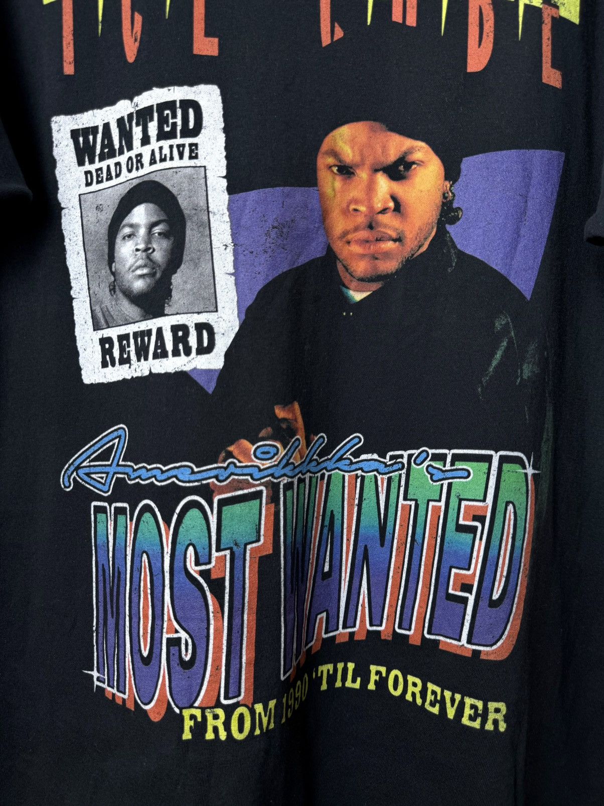 Rap Tees Vintage Style Ice Cube T Shirt NWA Eminem Wu Tang Size US L / EU 52-54 / 3 - 3 Thumbnail