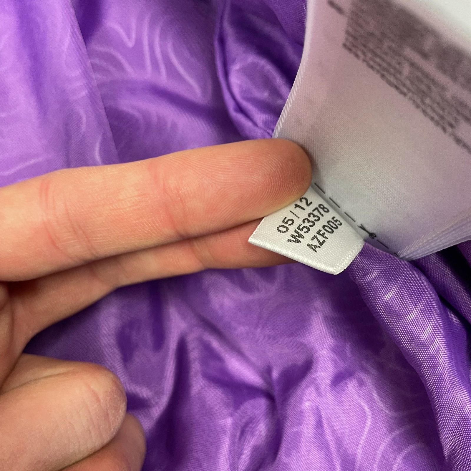 Adidas × Vintage Adidas Purple Long Sleeve Full Zip Puffer Jacket Medium Size M / US 6-8 / IT 42-44 - 13 Thumbnail