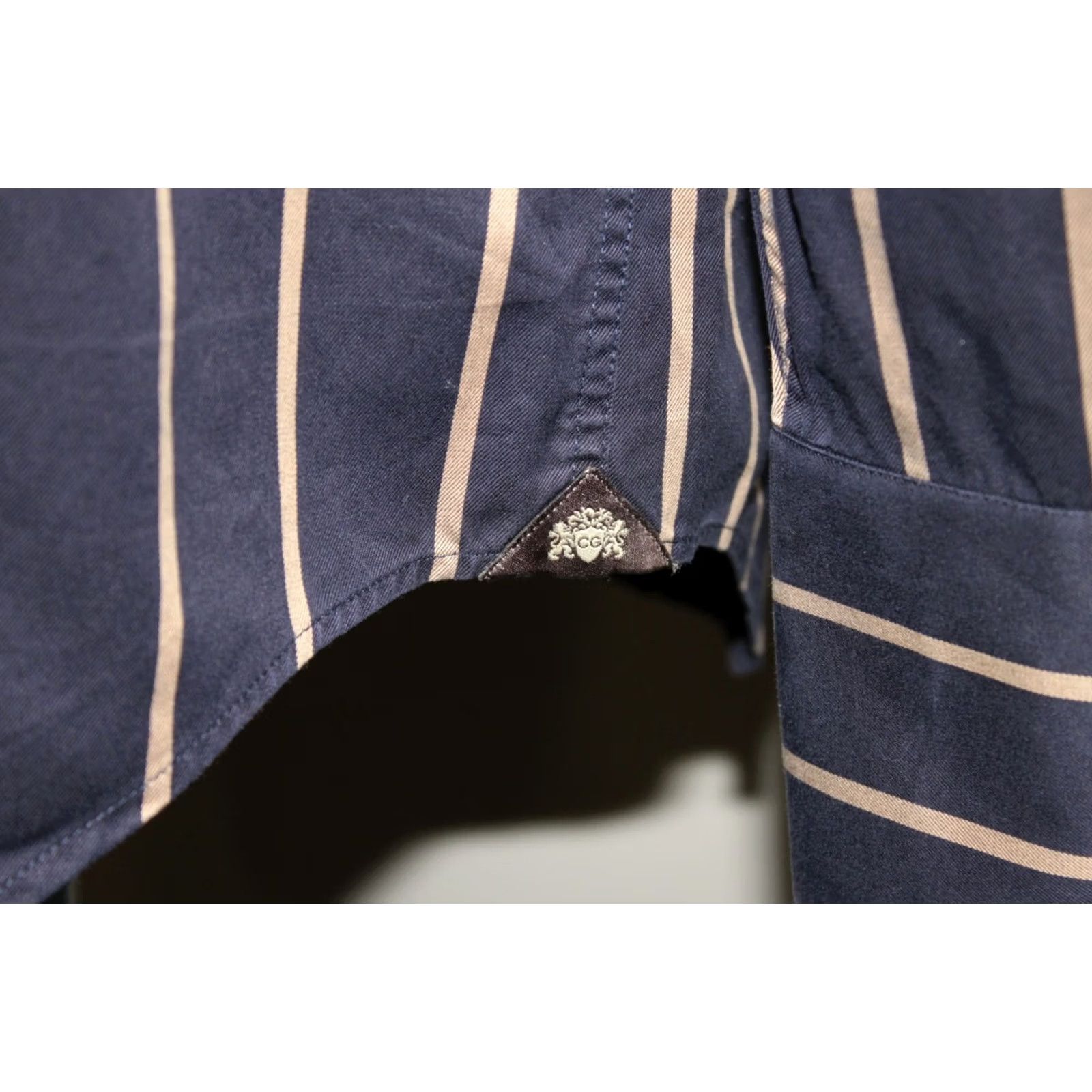 Vintage Circle of Gentlemen Shirt Mens 44 17 1/2 Multicoloured Dress Shirt Cotton Brand Circle of Gentlemen Size US XXL / EU 58 / 5 - 4 Thumbnail