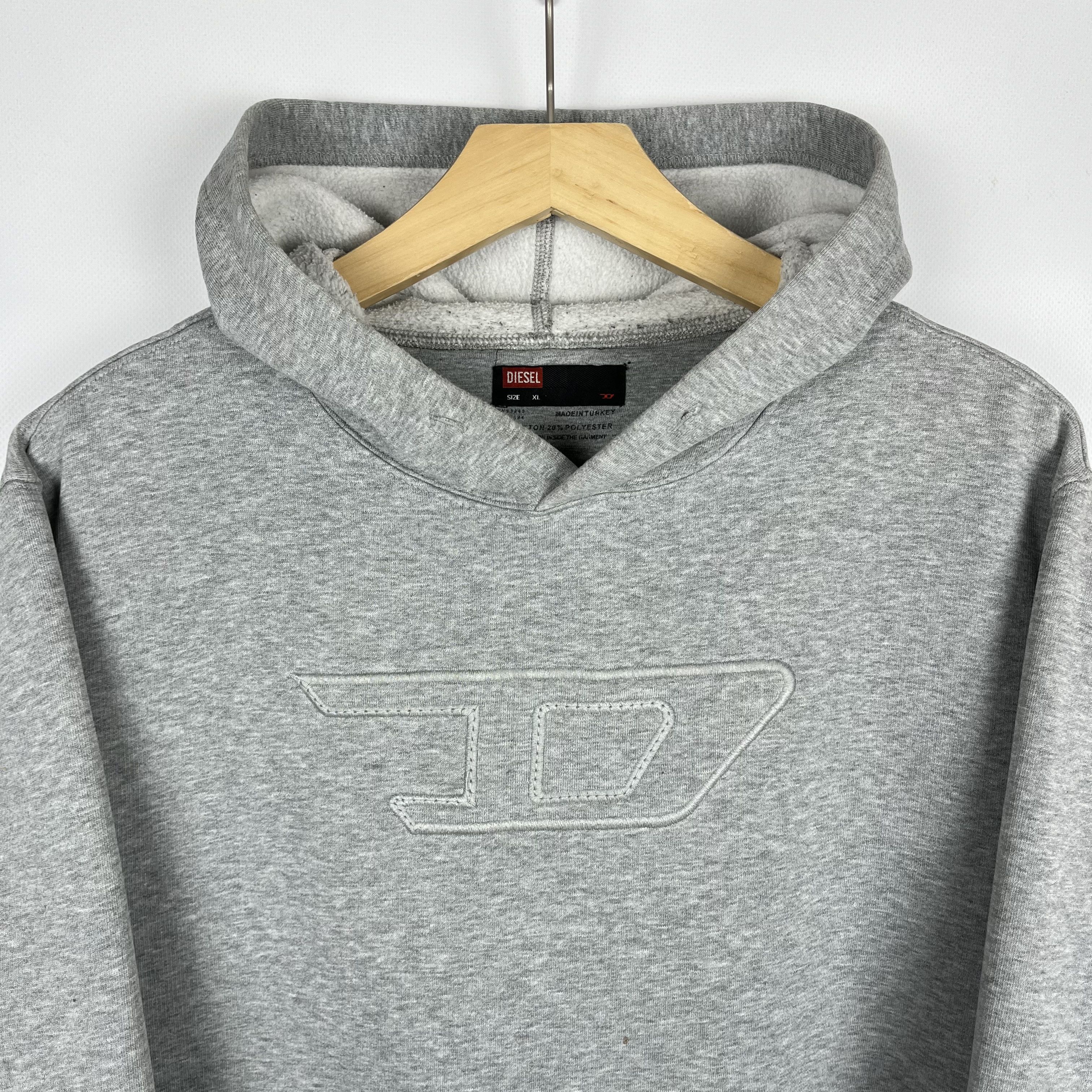 Diesel Vintage Diesel D Big Logo Hoodie 90’s Size US L / EU 52-54 / 3 - 8 Thumbnail