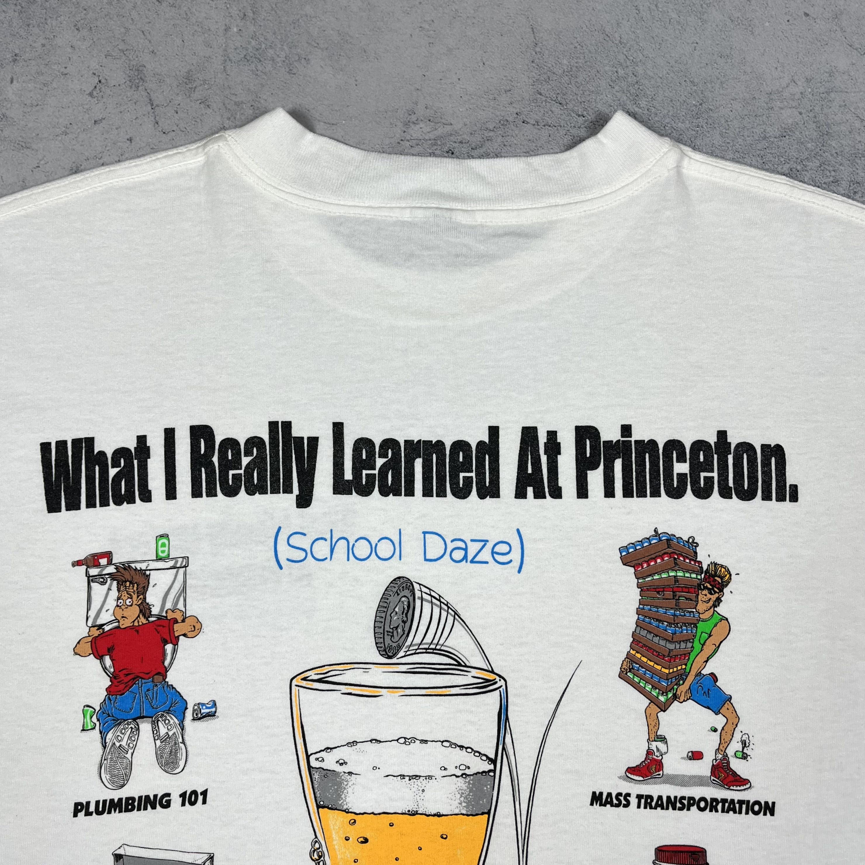 Vintage Vintage “What I Really Learned At Princeton” T Shirt 1994 Size US XL / EU 56 / 4 - 7 Thumbnail