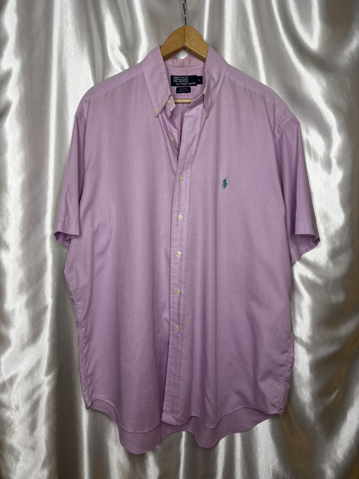 Polo Ralph Lauren × Ralph Lauren × Vintage Vintage pink Ralph Lauren cotton checkered shirt button up Size US L / EU 52-54 / 3 - 6 Thumbnail
