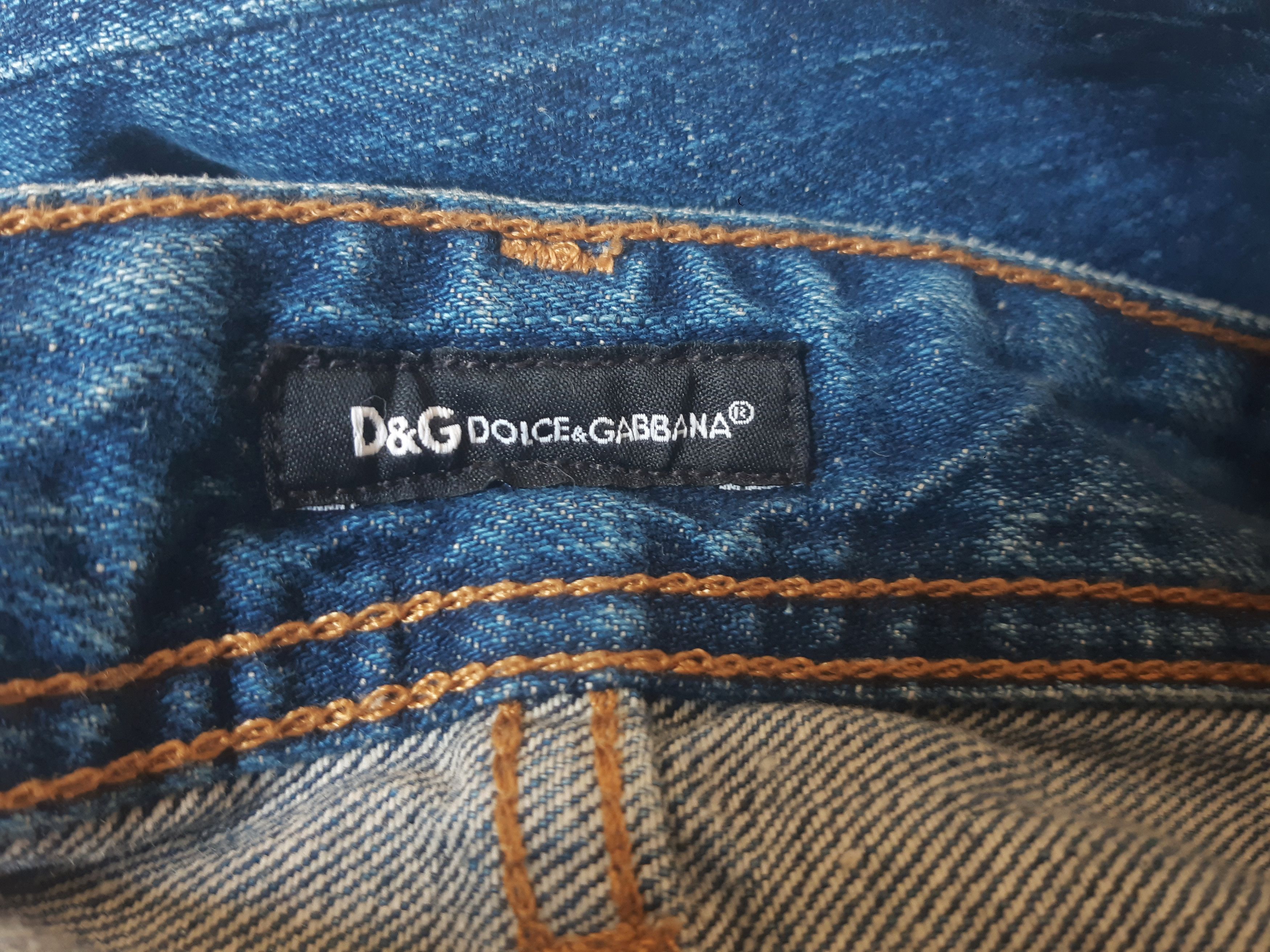 Dolce & Gabbana Rare DOLCE GABBANA Jeanius Mind New Vintage Denim NWT Size US 34 / EU 50 - 11 Thumbnail