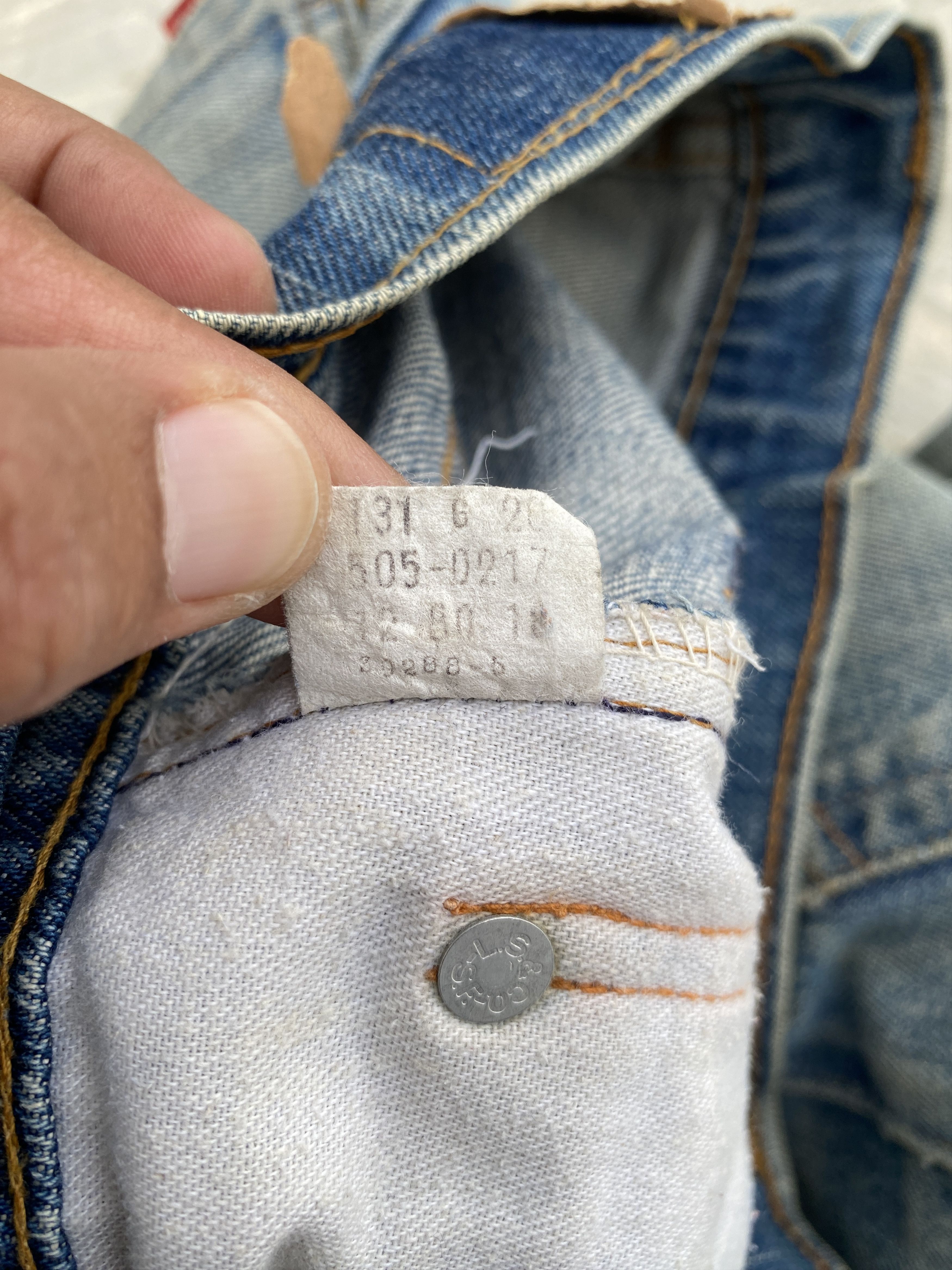 Levi's × Vintage Vintage 80s Levis 505 #16 Jeans Size US 34 / EU 50 - 15 Thumbnail