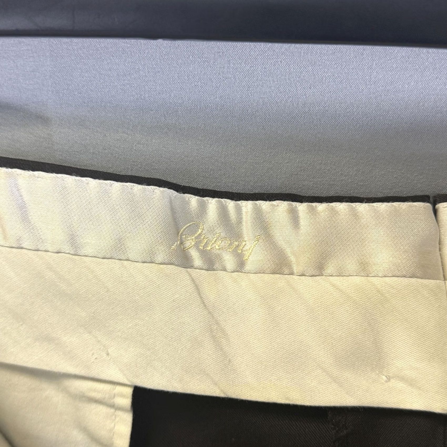 Brioni VINTAGE Brioni Pants Mens 42R Brown Pleated Wool Dress Trousers Cannes Italy Formal Size US 42 / EU 58 - 6 Thumbnail