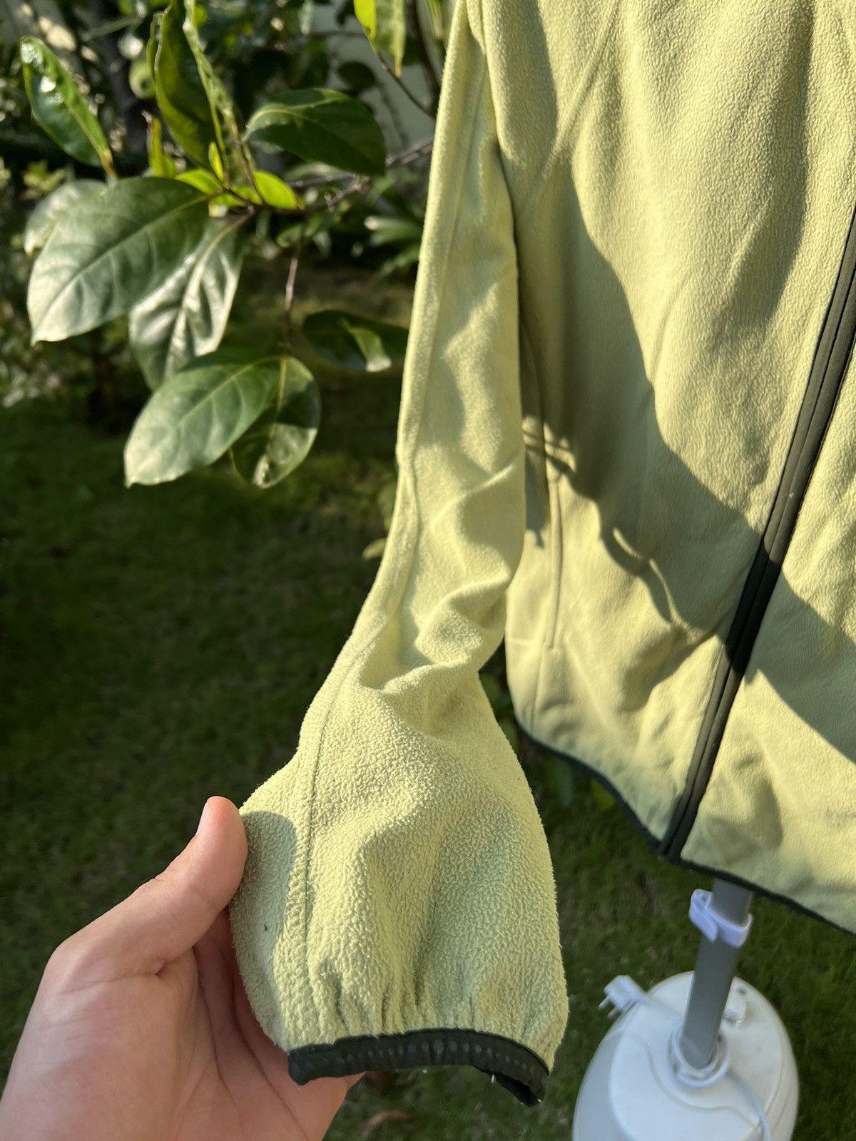 Nike × Vintage 90's NIKE RARE RETRO FLEECE SMALL SWOOSH Y2K JACKET Size US M / EU 48-50 / 2 - 3 Thumbnail