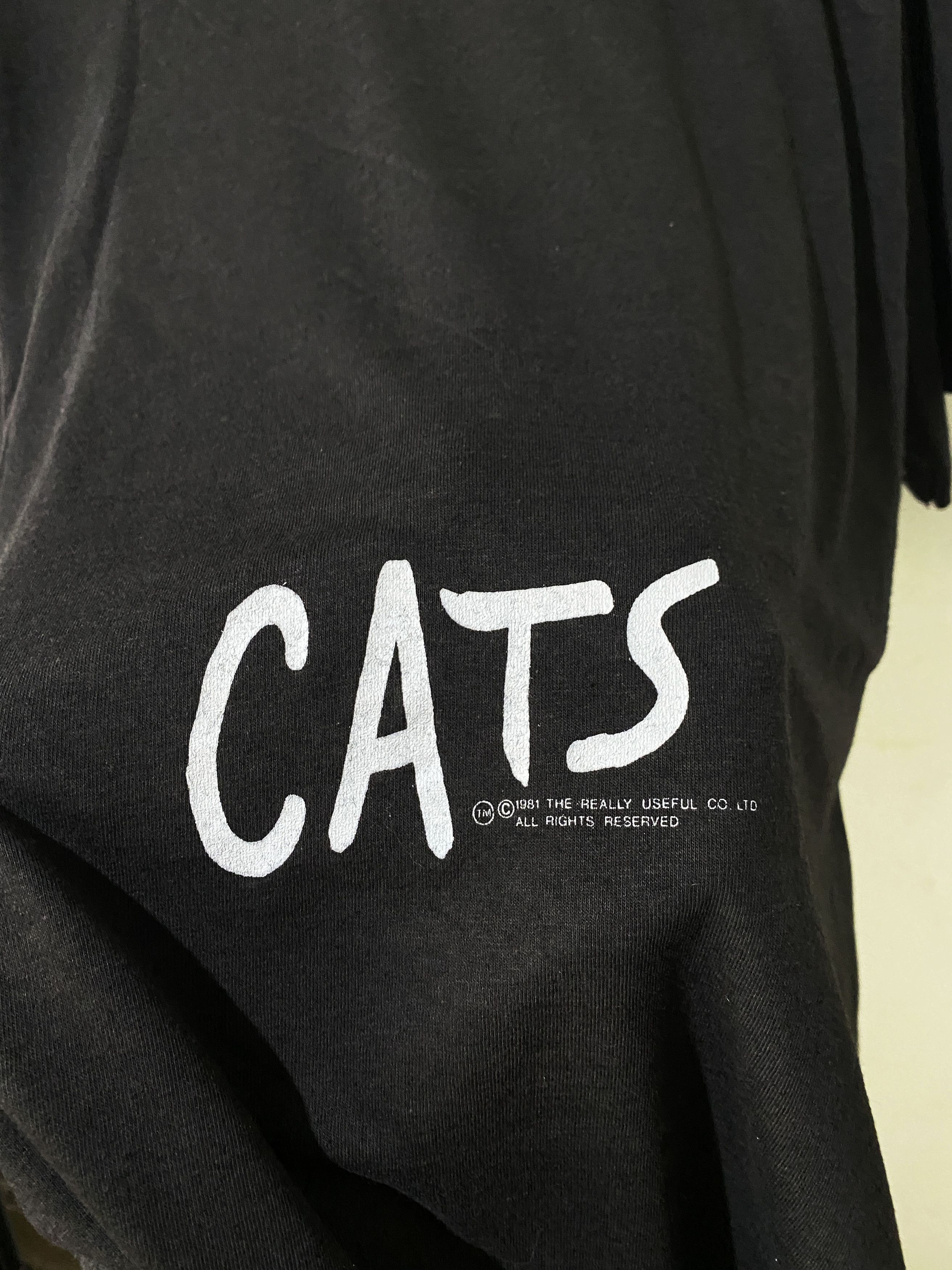 Vintage Vintage 80s Cats Andrew Lloyd Webber Shirt Size US L / EU 52-54 / 3 - 4 Thumbnail