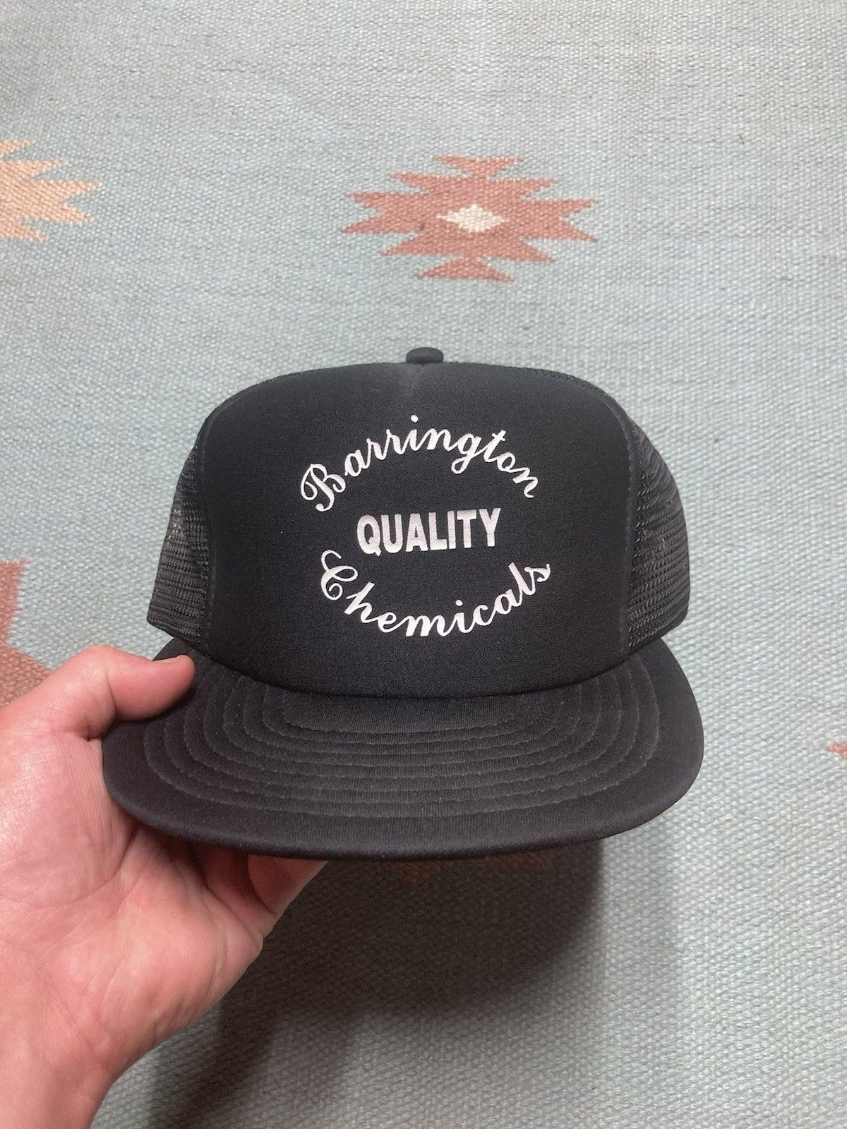 Vintage Vintage trucker hat Barrington chemicals Michigan SnapBack Size ONE SIZE - 2 Thumbnail